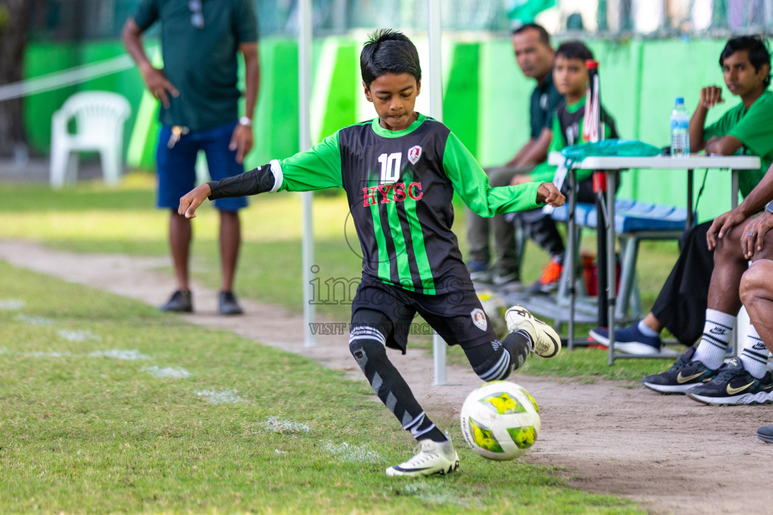 Day 2 of MILO Academy Championship 2025 was held on Friday, 14th February 2025 in Henveiru Stadium.
Photos: Mohamed Mahfooz Moosa / Images.mv