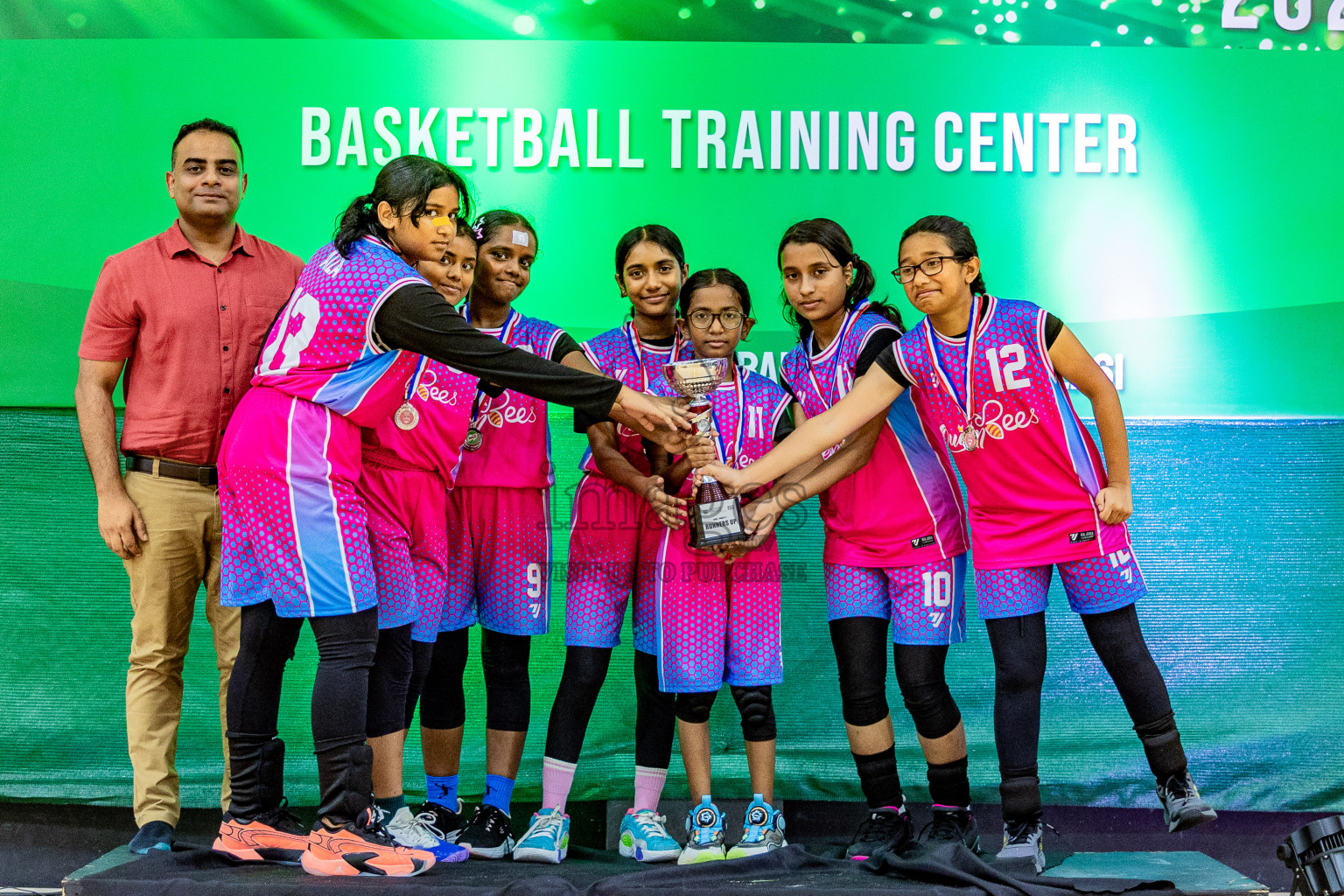 Day 3 of Milo 5 x 5 Junior Challenge 2025 - Basketball tournament held in Basketball Training Center, Male', Maldives on Saturday, 11th October 2025. Photos by: Nausham Waheed, Areef Adam / Images.mv