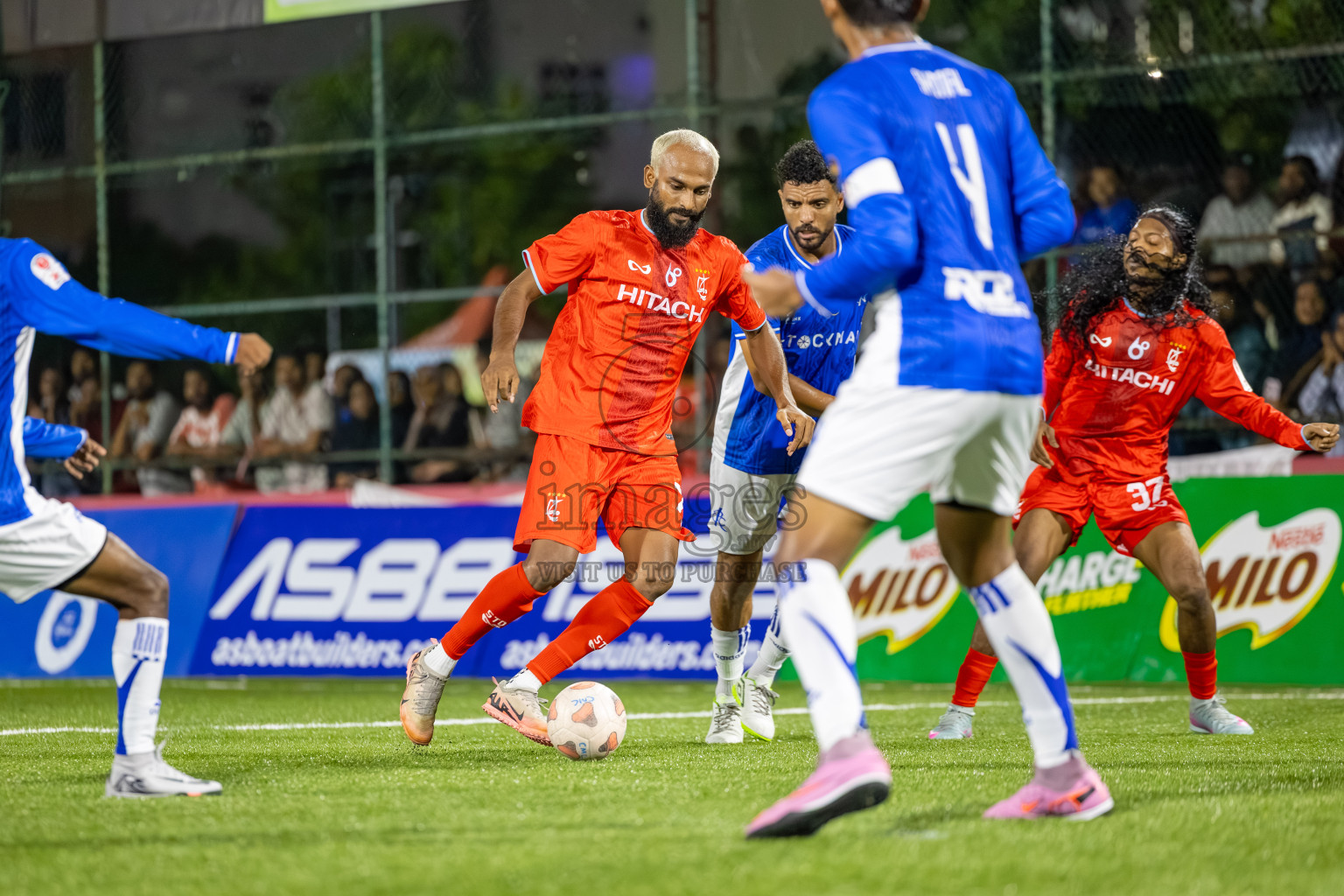 STO vs CRC in Day 4 of Club Maldives Cup 2025 was held in Rehendi Futsal Ground, Hulhumale', Maldives on Thursday, 2nd October 2025. Photos: Mohamed Mahfooz Moosa / images.mv
