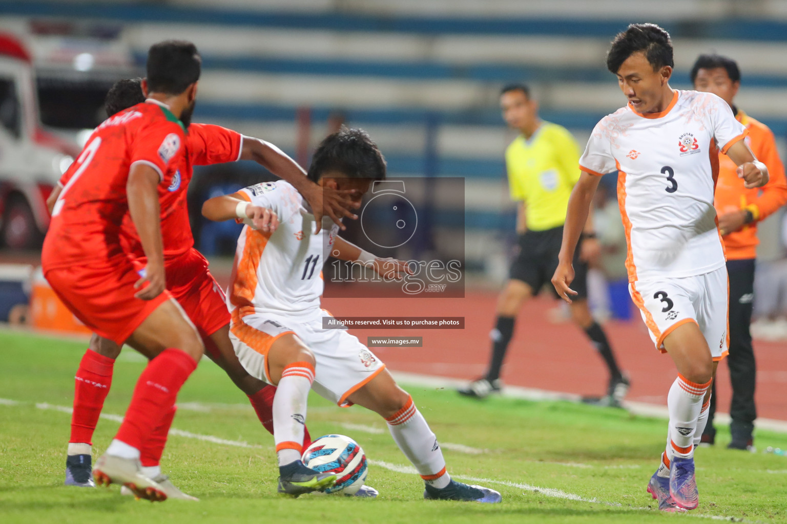 Bhutan vs Bangladesh in SAFF Championship 2023 held in Sree Kanteerava Stadium, Bengaluru, India, on Wednesday, 28th June 2023. Photos: Hassan Simah / images.mv