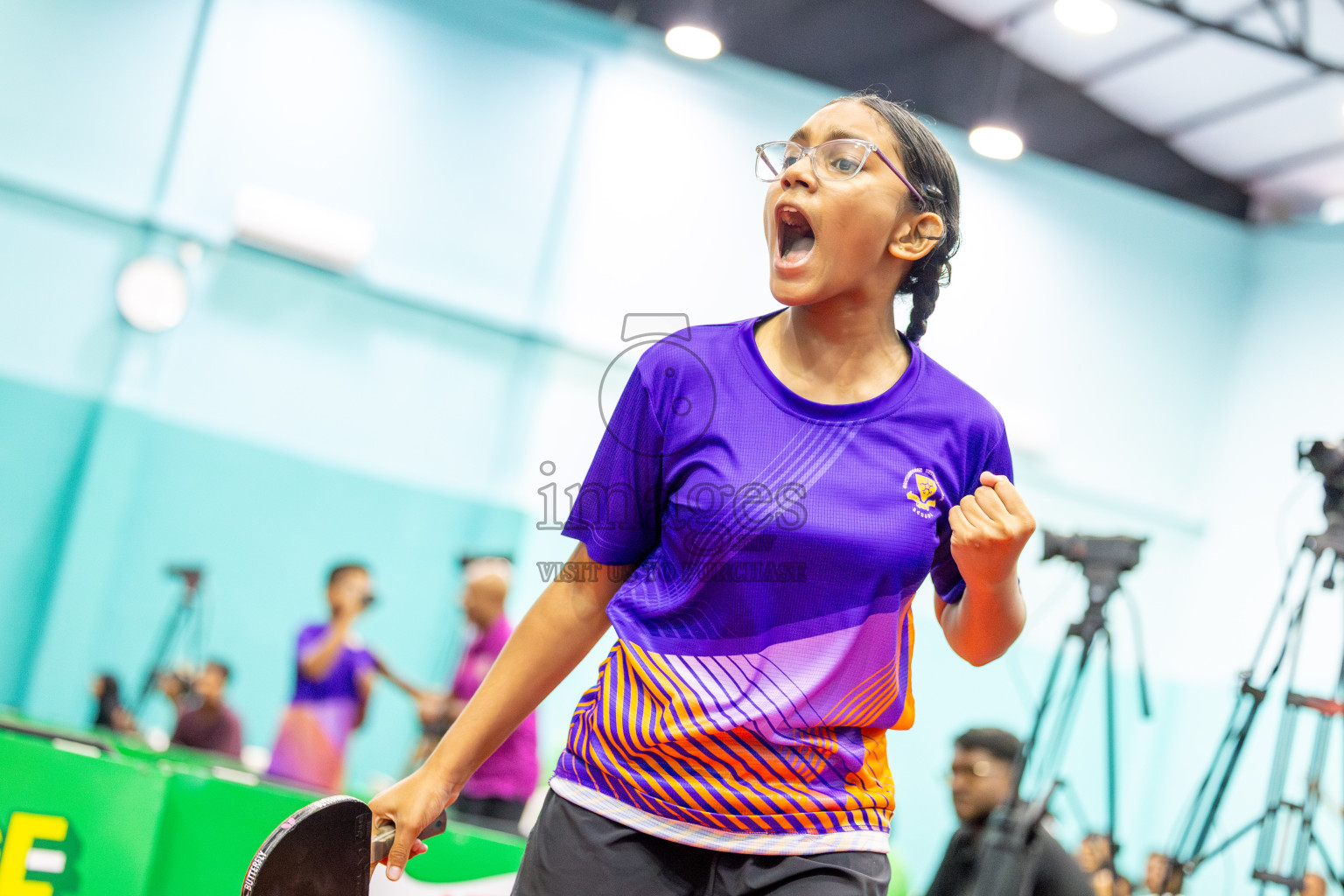 Day 2 of Interschool Table Tennis Tournament 2025 held at Male' TT Hall, Male', Maldives on Thursday, 15th May 2025. Photos By: Ismail Thoriq / images.mv
