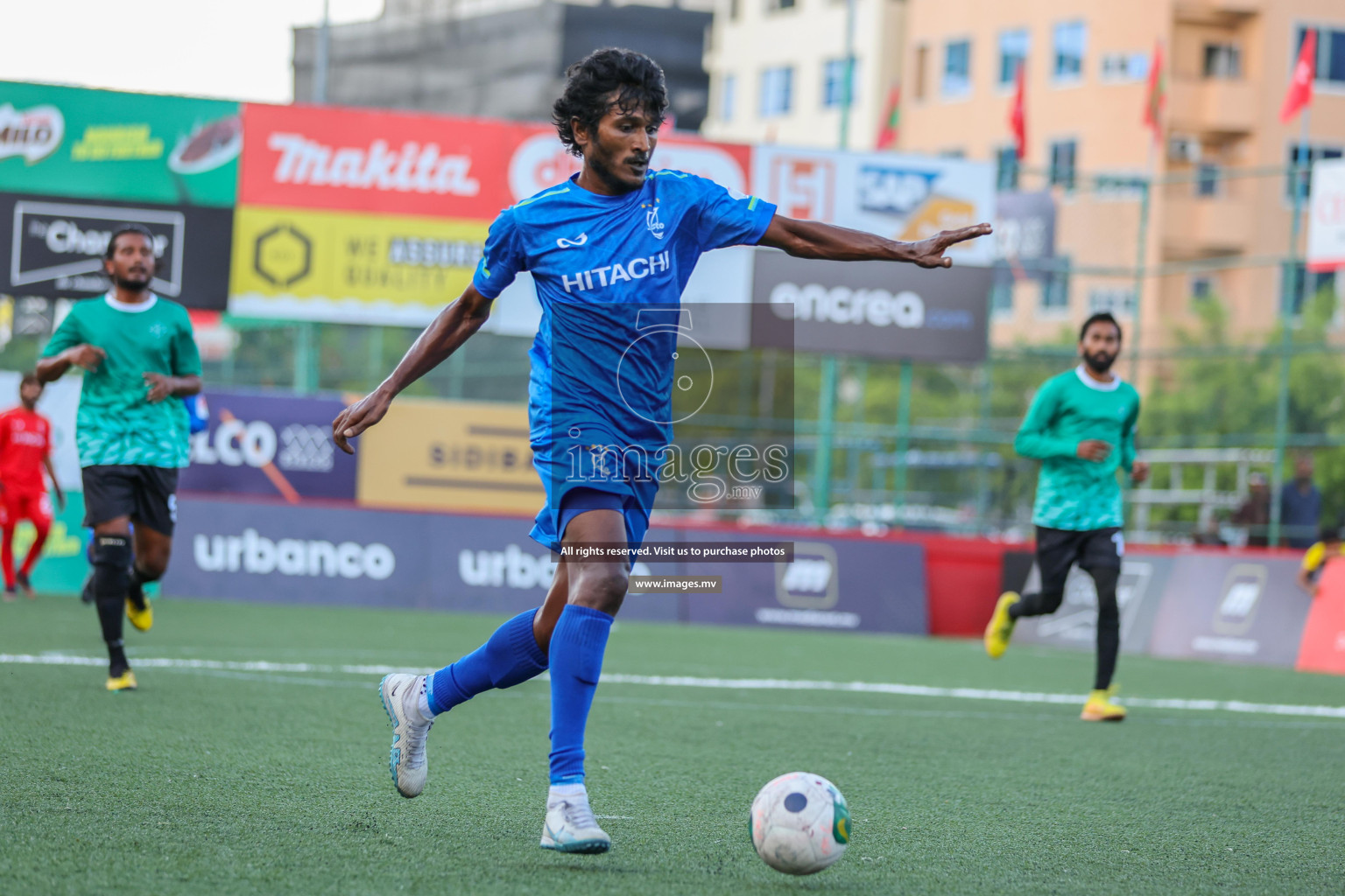 STO RC vs Treetop Hospital in Club Maldives Cup 2023 held in Hulhumale, Maldives, on Saturday, 29th July 2023 Photos: Ismail Thoriq / images.mv