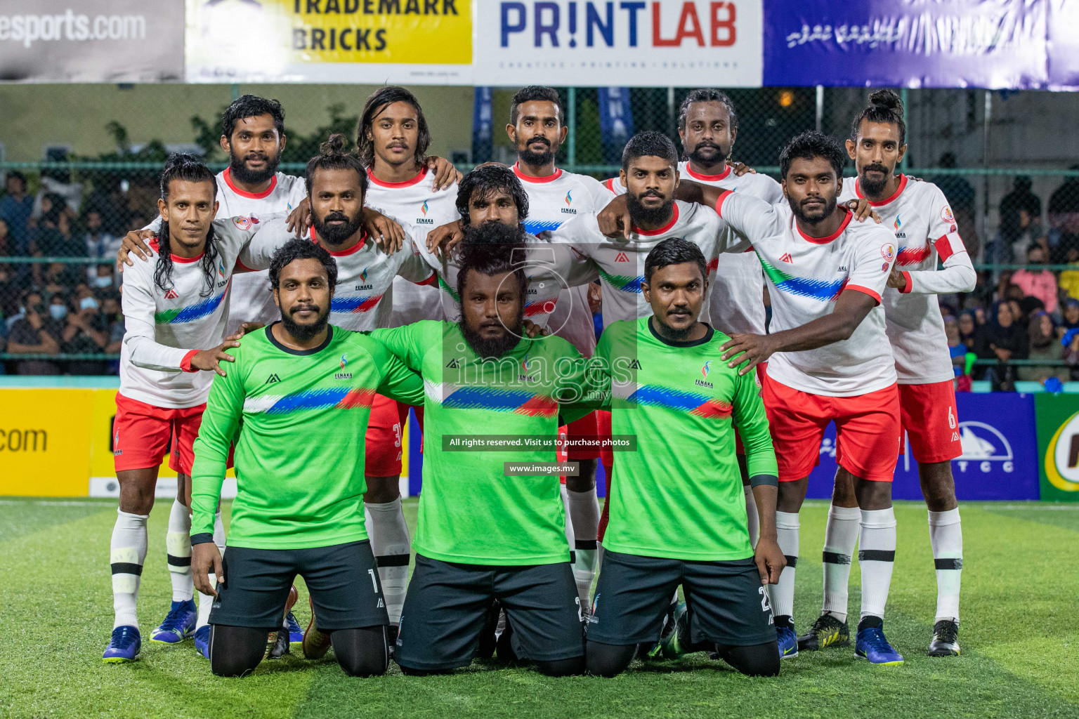 Team FSM Vs Prisons Club in the Semi Finals of Club Maldives 2021 held in Hulhumale, Maldives on 15 December 2021. Photos: Shuu Abdul Sattar / images.mv