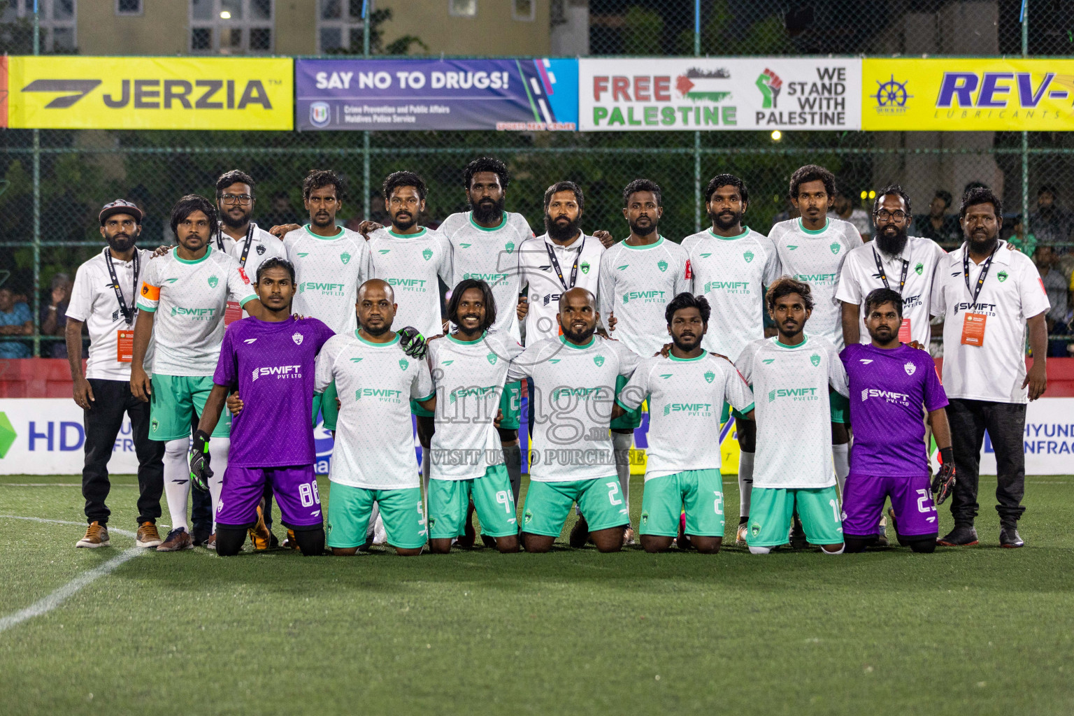 M Mulah vs M Maduvvari in Day 19 of Golden Futsal Challenge 2024 was held on Friday, 2nd February 2024 in Hulhumale', Maldives Photos: Nausham Waheed / images.mv