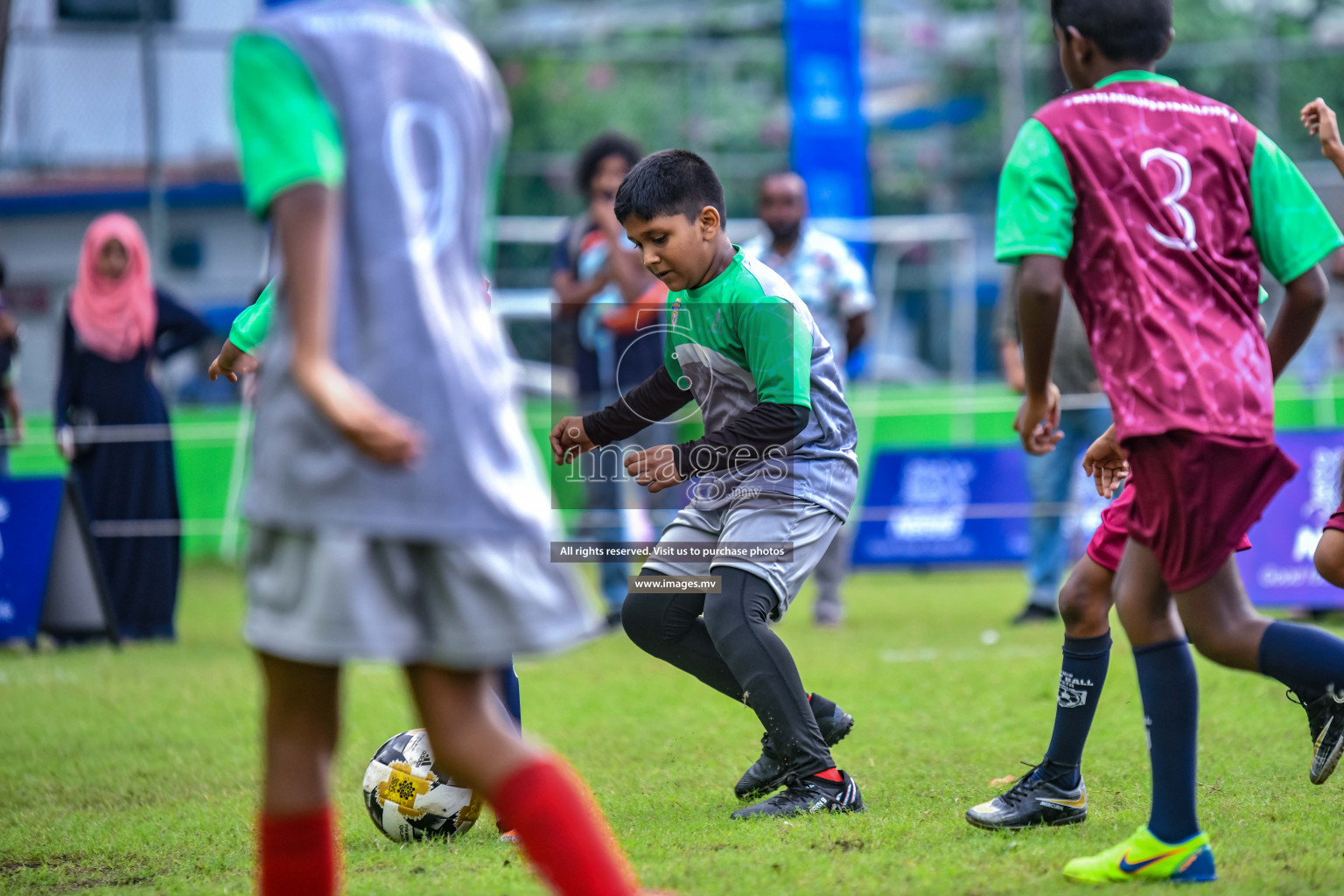 Day 1 of Milo Kids Football Fiesta 2022 was held in Male', Maldives on 19th October 2022. Photos: Nausham Waheed/ images.mv