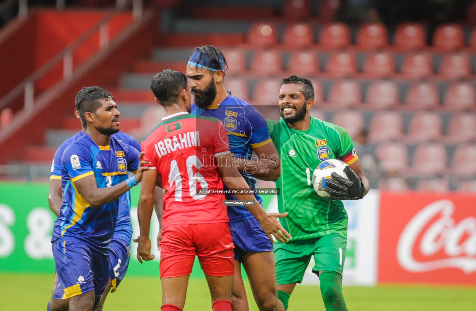 Bangladesh vs Sri Lanka in SAFF Championship 2021 held on 1st October 2021 in Galolhu National Stadium, Male', Maldives