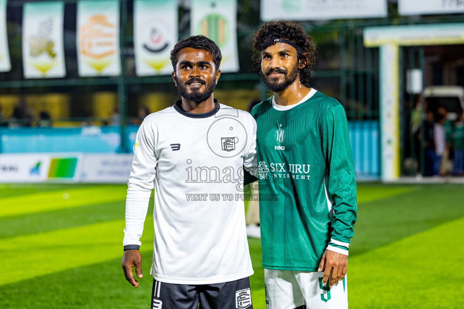 Dee Cee Jay SC vs Comienzo FC in Day 2 of Laamehi Dhiggaru Ekuveri Futsal Challenge 2025 was held on Friday, 25th July 2025, at Dhiggaru Futsal Ground, Dhiggaru, Maldives Photos: Nausham Waheed  / images.mv