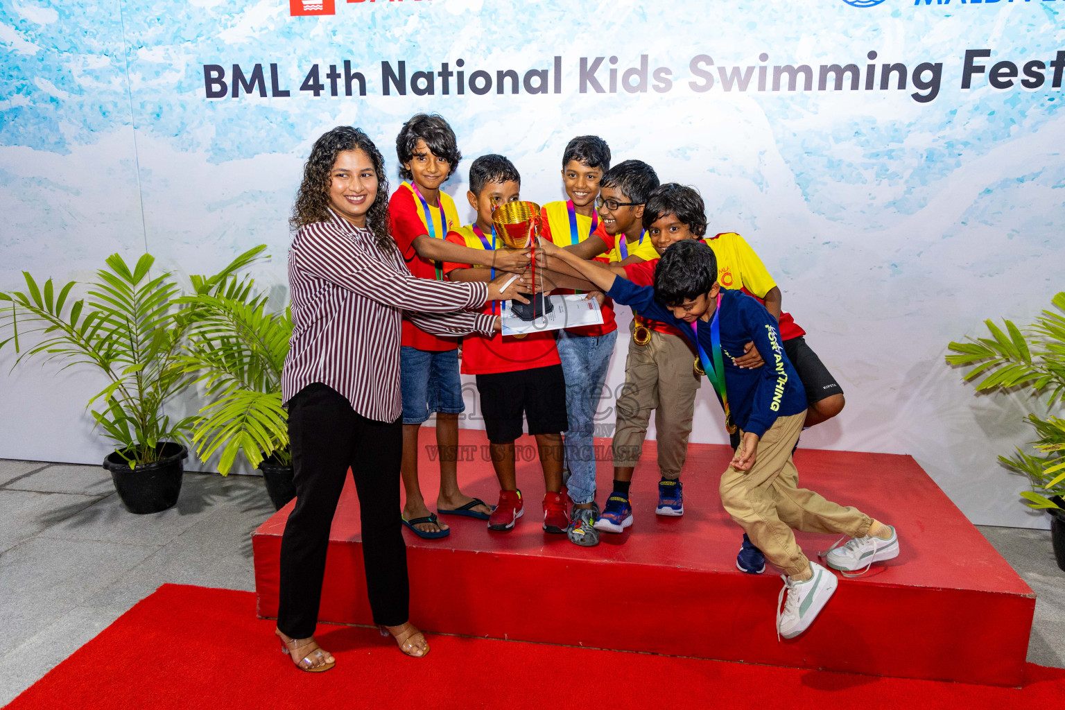 Closing Ceremony of 4th National Kids Swimming Festival 2023 on 9th December 2023, held in Hulhumale', Maldives Photos: Nausham Waheed / Images.mv