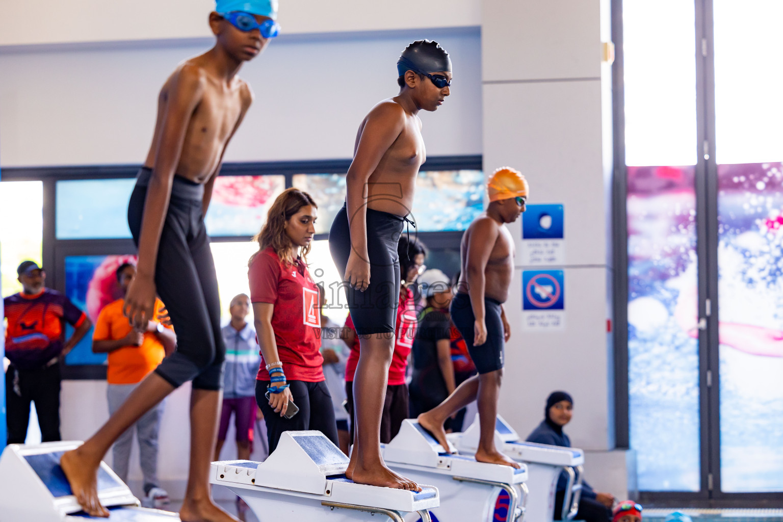 Day 2 of 20th Inter-school Swimming Competition 2024 held in Hulhumale', Maldives on Sunday, 13th October 2024. Photos: Nausham Waheed / images.mv