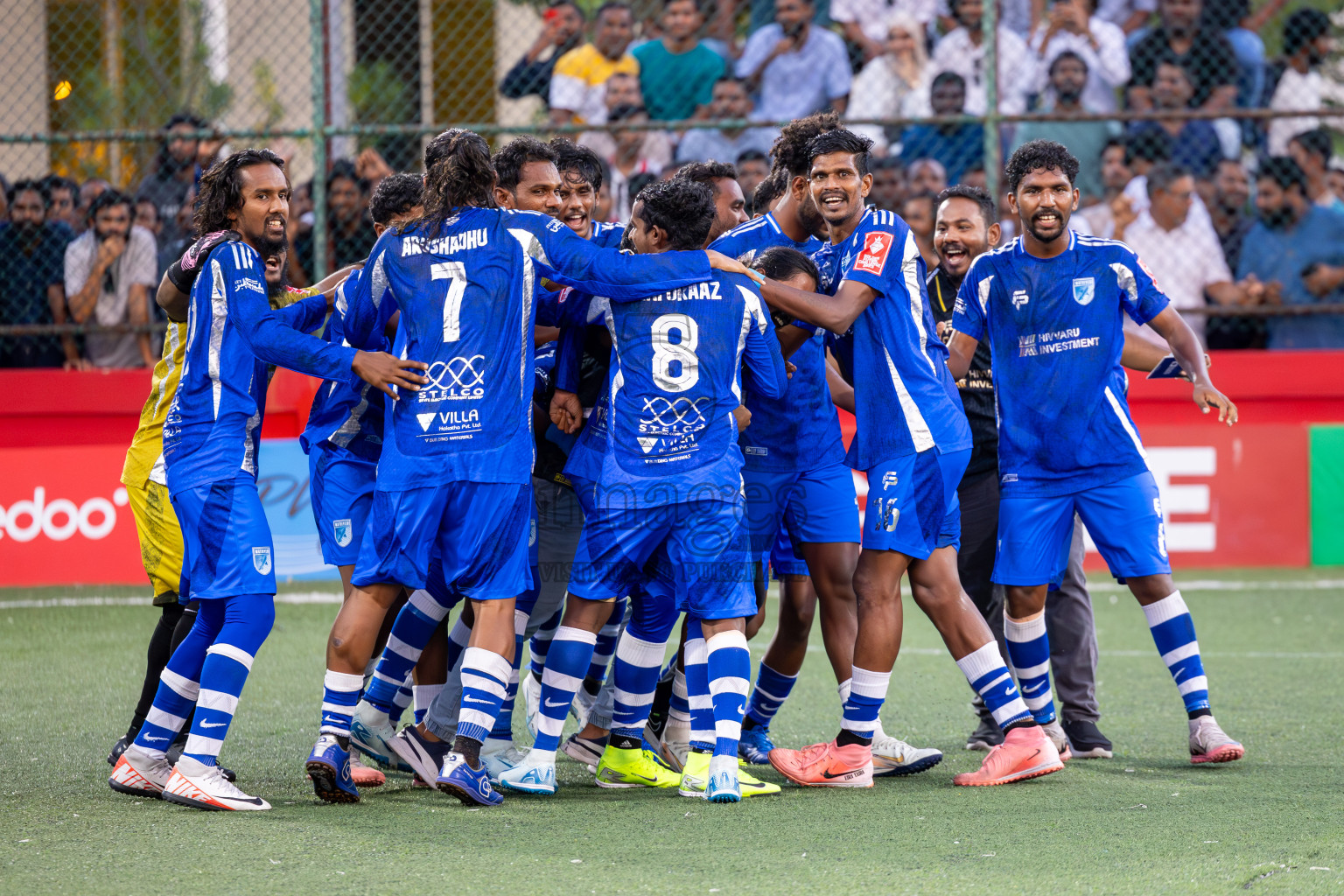 AA. Mathiveri VS AA. Thoddoo in Atoll Round Final on Day 20 of Golden Futsal Challenge 2025 was held on Friday, 24th January 2025, in Hulhumale', Maldives. Photos: Ismail Thoriq / images.mv