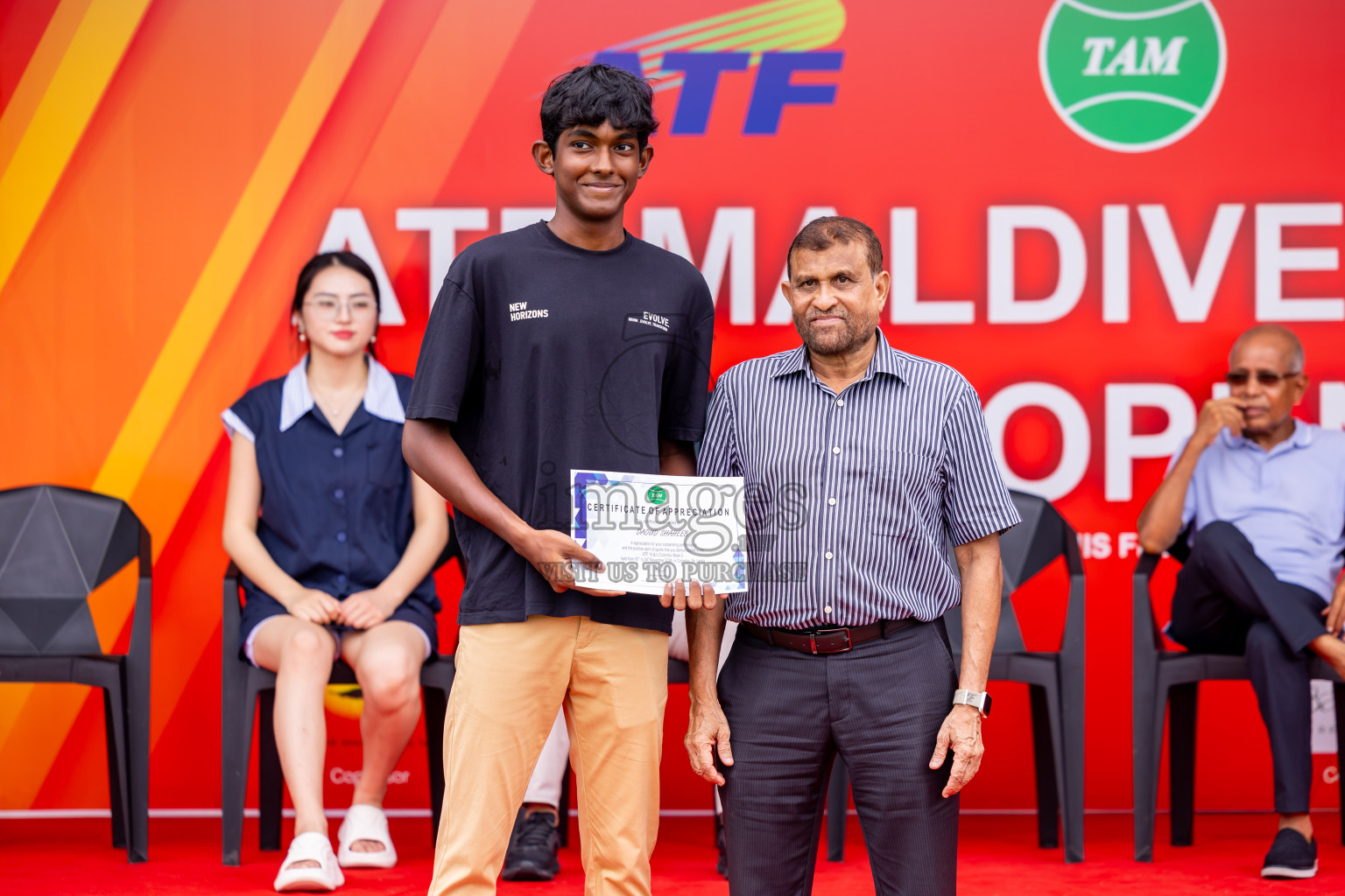 Finals of ATF Maldives Junior Open Tennis was held in Male' Tennis Court, Male', Maldives on Saturday, 21st December 2024. Photos: Nausham Waheed/ images.mv