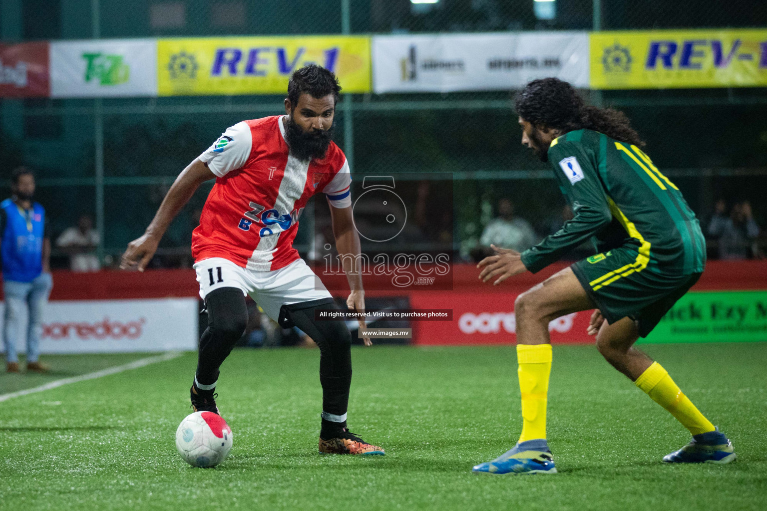 HDh. Vaikaradhoo vs Hdh. Nellaidhoo in Day 3 of Golden Futsal Challenge 2023 on 07 February 2023 in Hulhumale, Male, Maldives