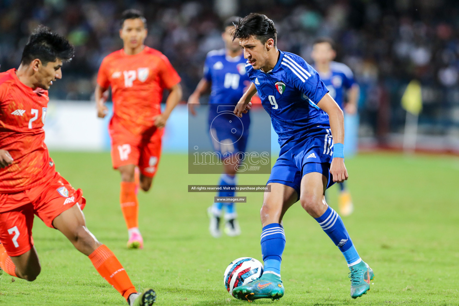 Kuwait vs India in the Final of SAFF Championship 2023 held in Sree Kanteerava Stadium, Bengaluru, India, on Tuesday, 4th July 2023. Photos: Nausham Waheed, Hassan Simah / images.mv