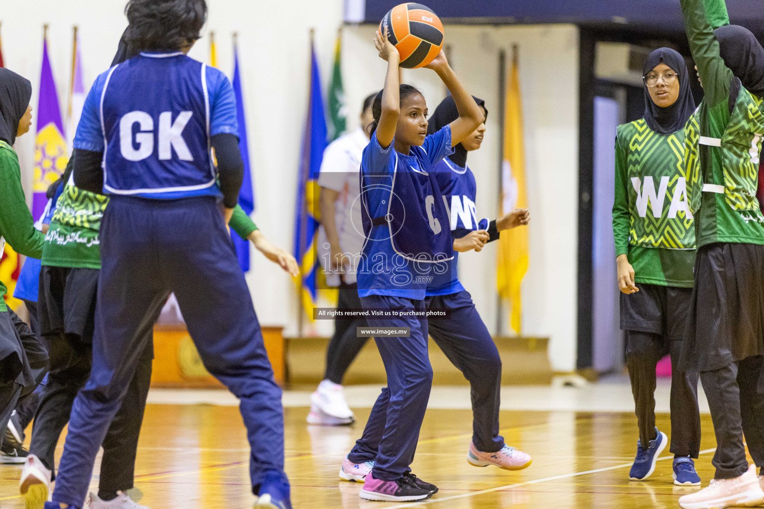 Day7 of 24th Interschool Netball Tournament 2023 was held in Social Center, Male', Maldives on 2nd November 2023. Photos: Nausham Waheed / images.mv