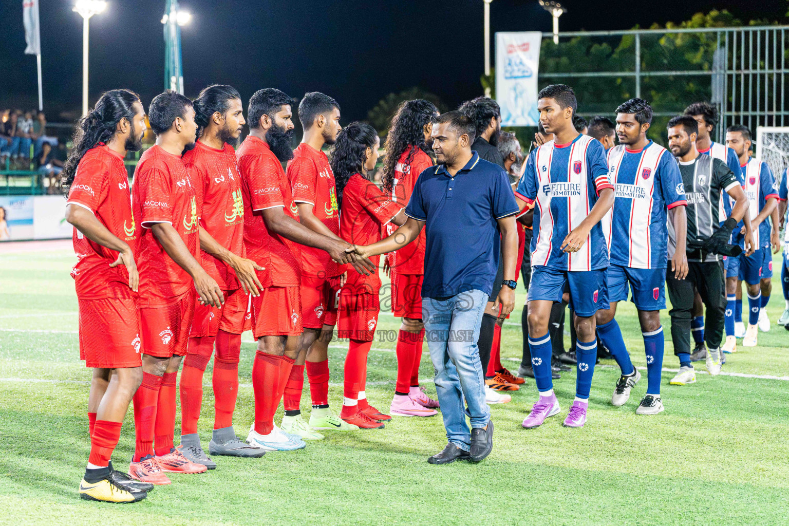 Kanmathi FC VS Maahinne United in Day 4 - Fonadhoo Youth Futsal Challenge 2025 held in Fonadhoo Futsal Stadium, L. Fonadhoo, Maldives on Wednesday, 29th October 2025 Photos: Arif Rasheed / images.mv