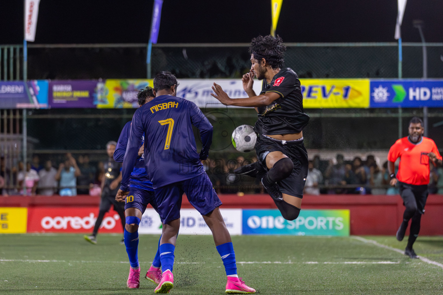 HA Baarah vs HA Utheemu in Day 5 of Golden Futsal Challenge 2024 was held on Friday, 19th January 2024, in Hulhumale', Maldives Photos: Mohamed Mahfooz Moosa / images.mv