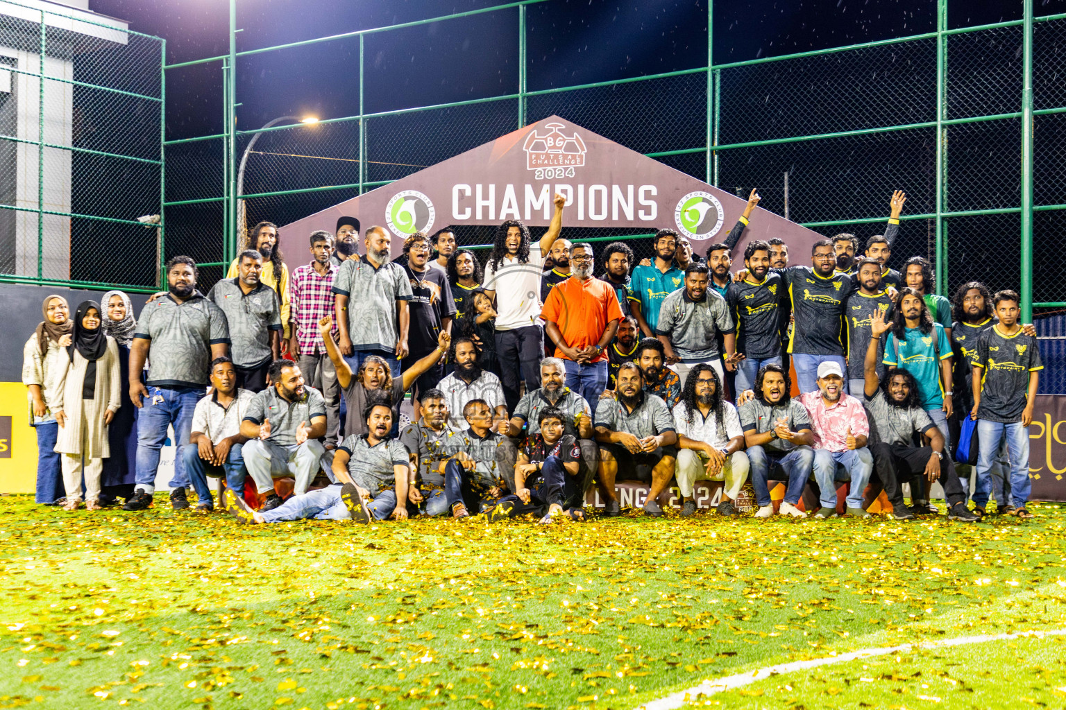 JJ Sports Club vs RDL in Finals of BG Futsal Challenge 2024 was held on Thursday , 4th April 2024, in Male', Maldives Photos: Nausham Waheed / images.mv