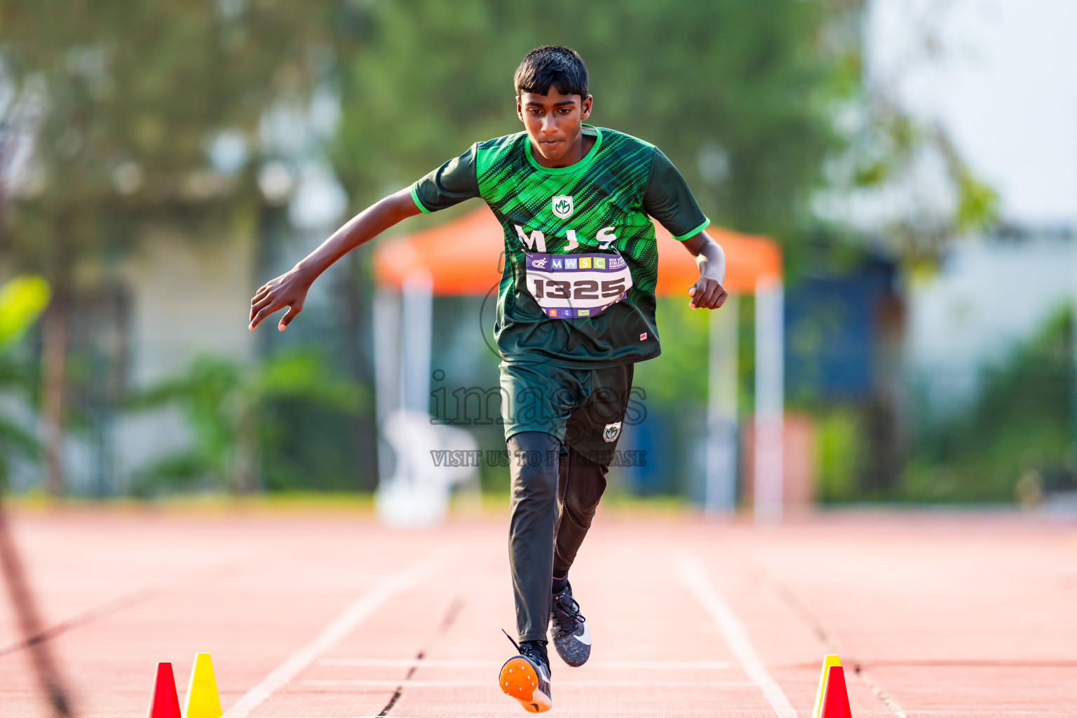 Day 5 of MWSC Interschool Athletics Championships 2024 held in Hulhumale Running Track, Hulhumale, Maldives on Wednesday, 13th November 2024. Photos by: Nausham Waheed / Images.mv