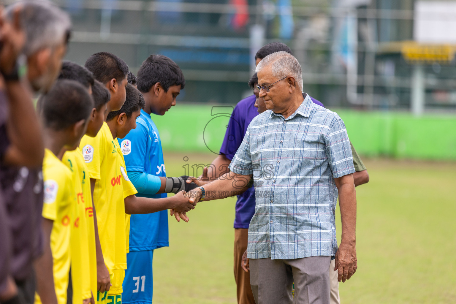 Eagles vs Maziya (U12) in Dhivehi Youth League 2024 - Day 2. Matches held at Henveiru Stadium on 22nd November 2024 , Friday. Photos: Shuu Abdul Sattar/ Images.mv