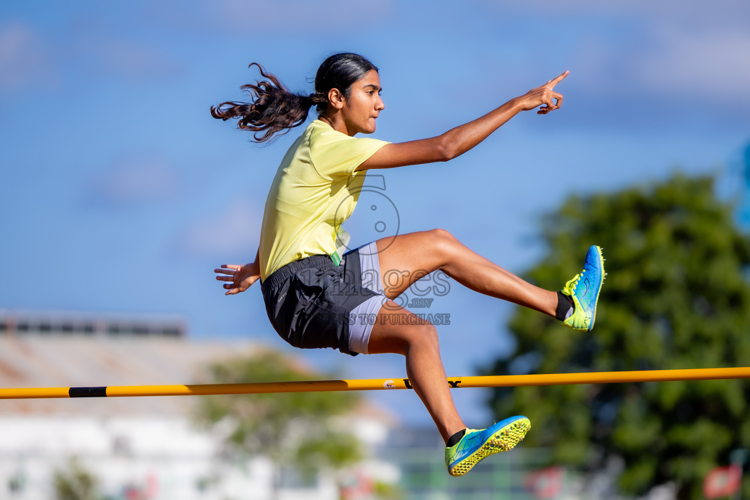 Day 1 of 12th Milo Association Championships was held in Ekuveni Track at Male', Maldives on Thursday, 24th April 2025. Photos: Nausham Waheed / images.mv