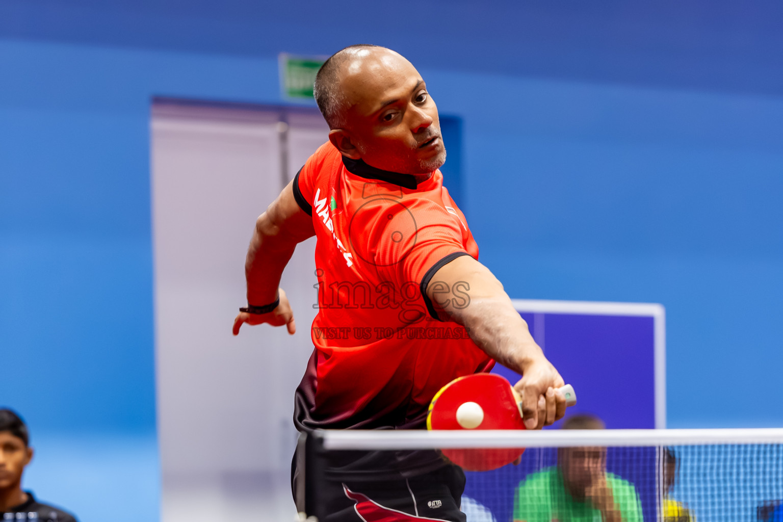 Day 4 of 1st Thoddoo Masters Table Tennis Tournament was held on Sunday, 24th August 2025 in AA Thoddoo, Maldives. Photos: Nausham Waheed / images.mv