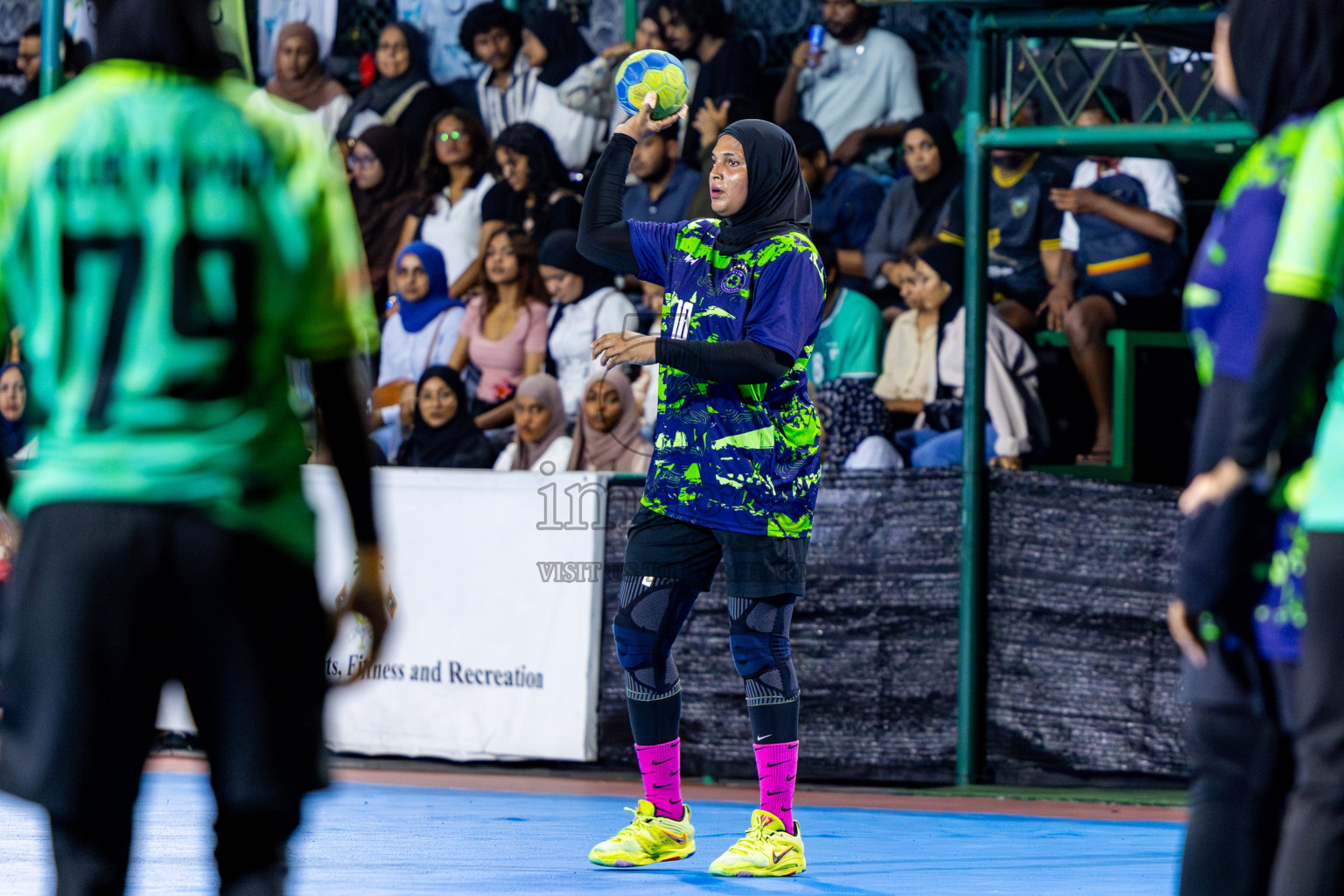 1st Division Final of 8th Inter-Office/Company Handball Tournament 2024, held in Handball ground, Male', Maldives on Tuesday, 11th September 2024 Photos: Nausham Waheed/ Images.mv