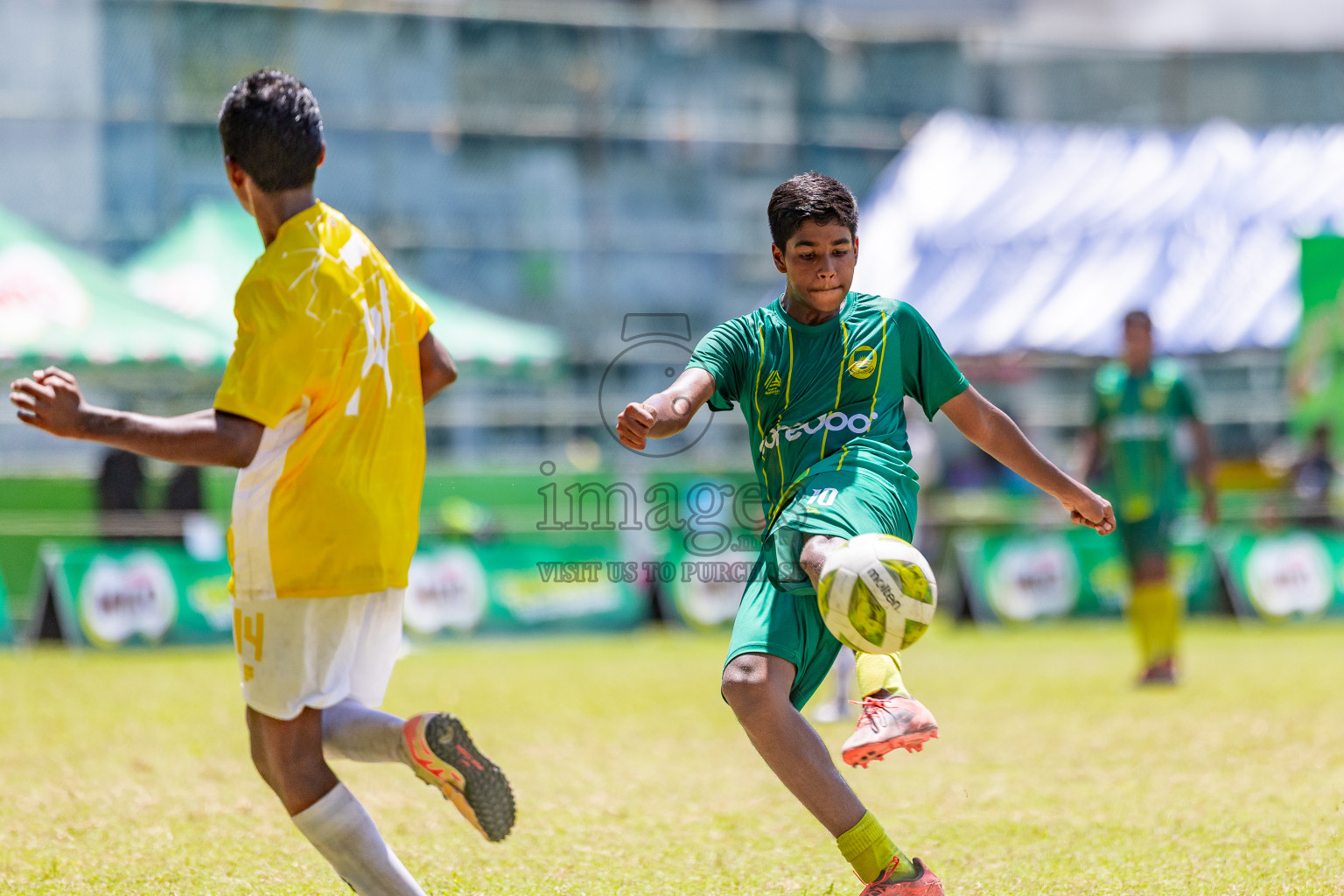 Day 5 of MILO Academy Championship 2025 (U14) was held on Monday, 3rd November 2025 at Henveiru Football Grounds, Male', Maldives . 

Photos: Mohamed Mahfooz Moosa / images.mv