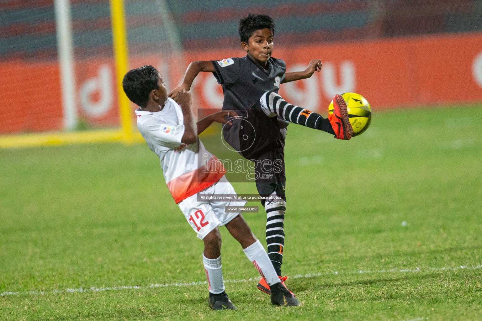 Iskandhar School vs Ghaazee School in MAMEN Inter School Football Tournament 2019 (U13) in Male, Maldives on 19th April 2019 Photos: Suadh Abdul Sattar /images.mv