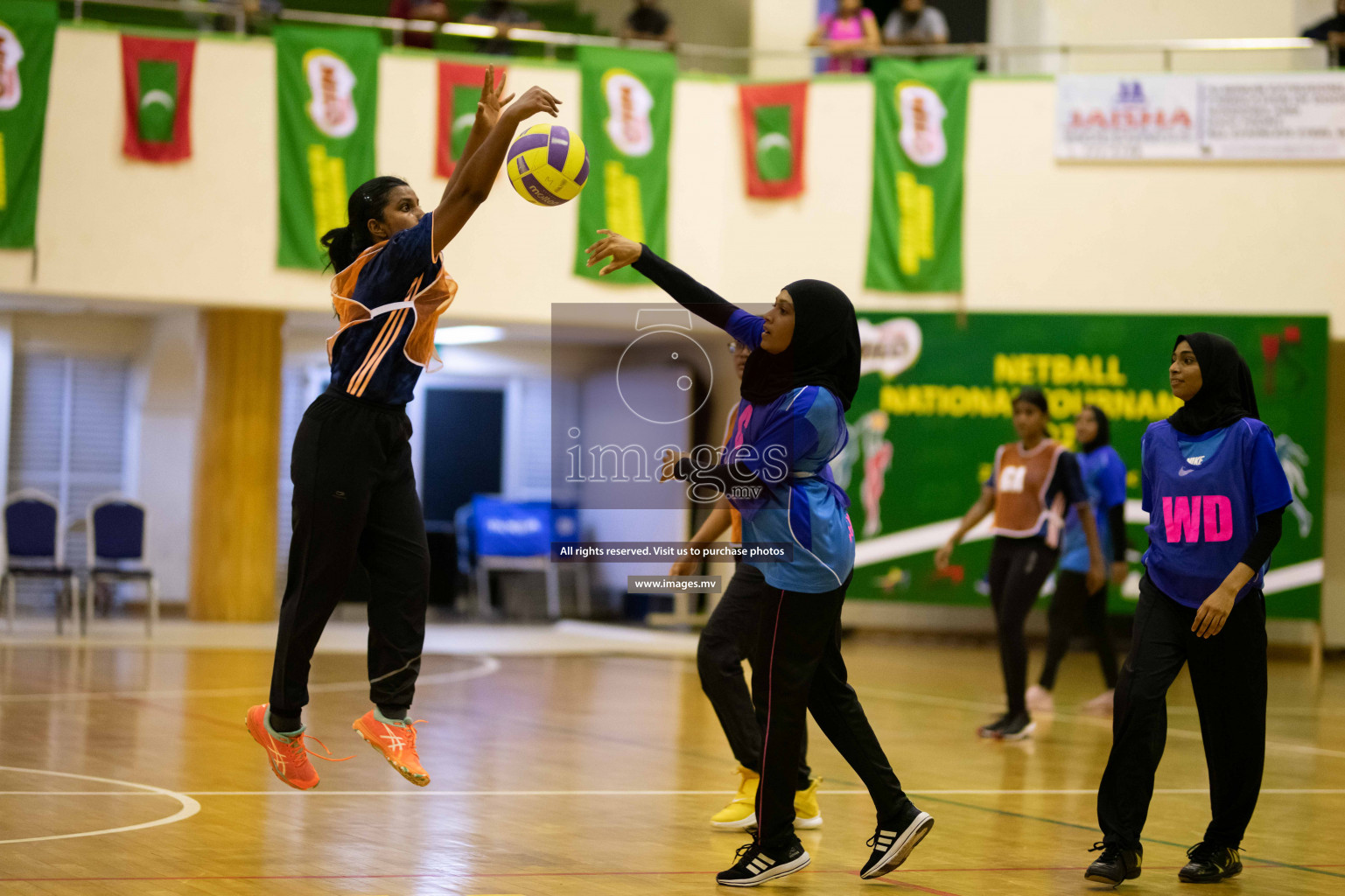 Milo National Netball Tournament 1st December 2021 at Social Center Indoor Court, Male, Maldives. Photos: Maanish/ Images Mv