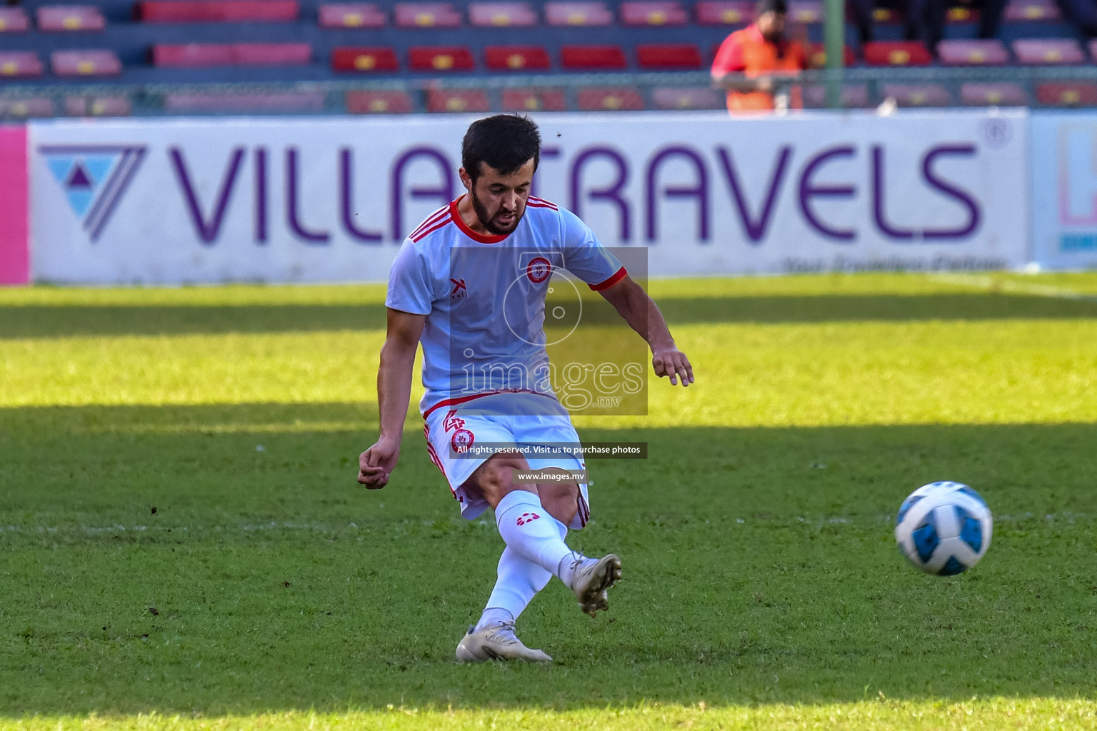 Buru Sports Club vs New Radiant Sports Club in the 2nd Division 2022 on 14th Aug 2022, held in National Football Stadium, Male', Maldives Photos: Nausham Waheed / Images.mv