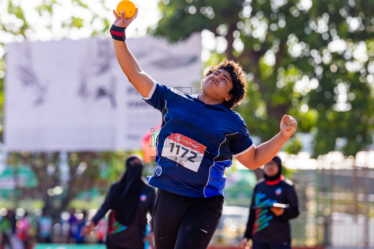 Day 2 of Inter-school Athletics Championship 2025 held in Ekuveni Synthetic Track, Male', Maldives on Tuesday, 07th October 2025. Photos by: Nausham Waheed / Images.mv