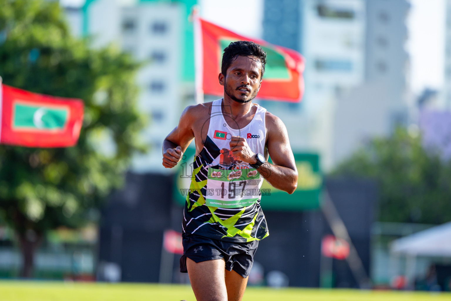 Day 1 of 33rd National Athletics Championship was held in Ekuveni Track at Male', Maldives on Thursday, 5th September 2024. Photos: Nausham Waheed / images.mv