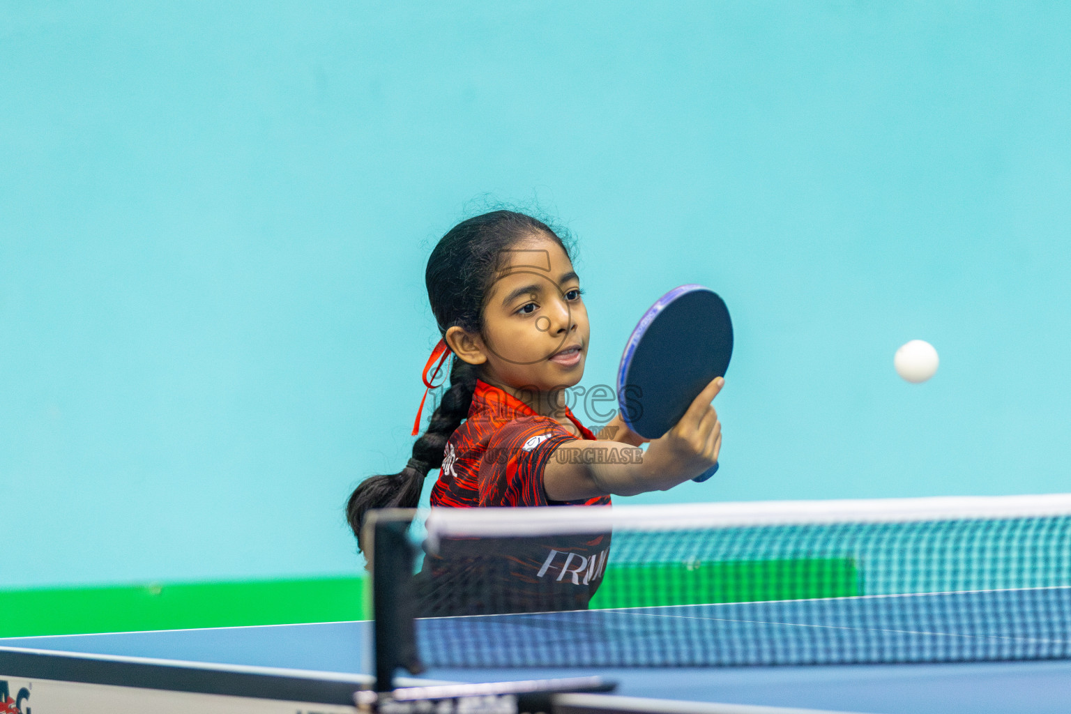 Day 3 of Interschool Table Tennis Tournament 2025 held at Male' TT Hall, Male', Maldives on Saturday, 17th May 2025. Photos By: Mohamed Mahfooz Moosa / images.mv