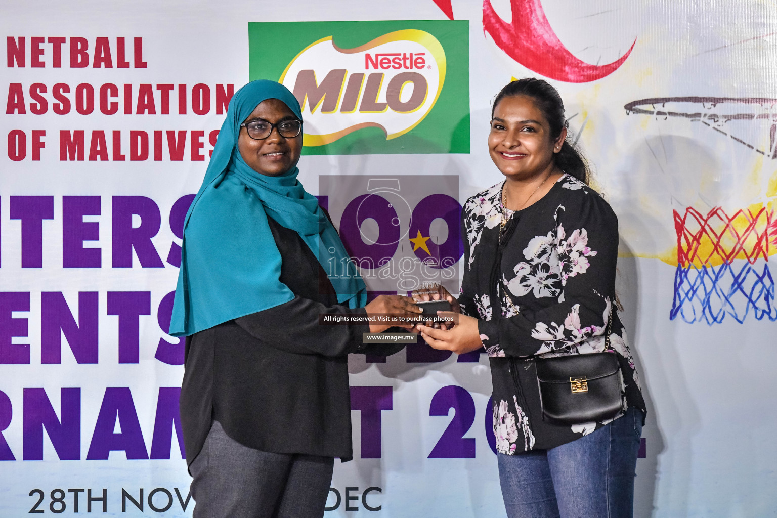 Final of Inter-School Parents Netball Tournament was held in Male', Maldives on 4th December 2022. Photos: Nausham Waheed / images.mv