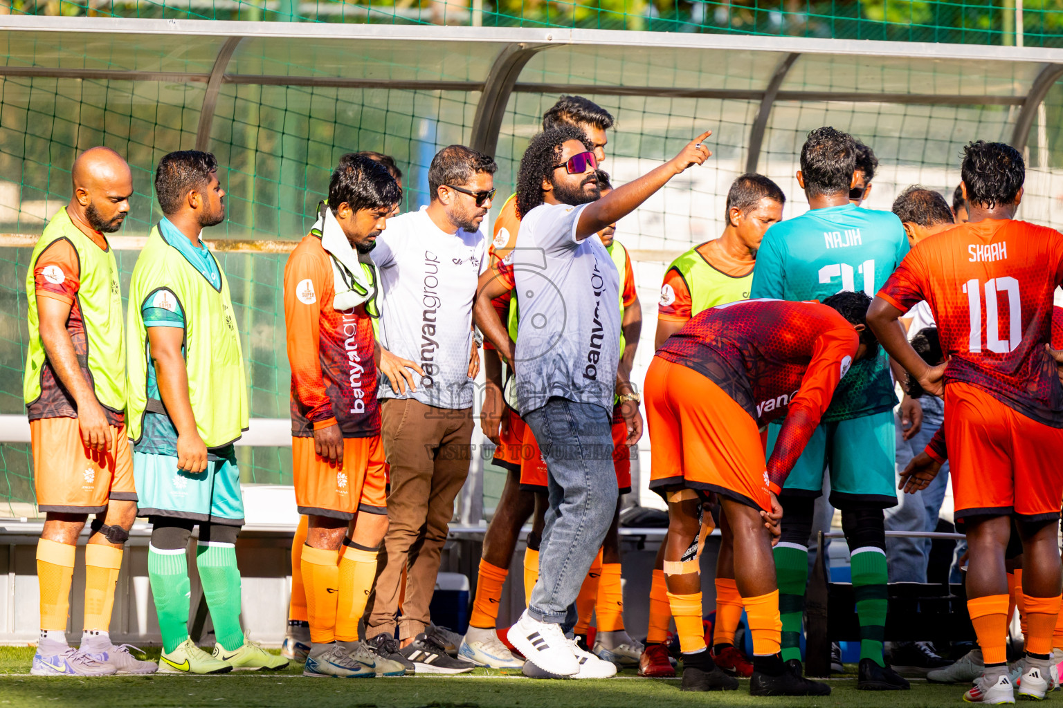 Ari Zone vs Dhaalu Zone in the Leg 1 of Resort Super League 2025 was held on Thursday, 3rd July 2025 in Conrad Maldives Rangali Island, Alif Dhaalu Atoll, Maldives. Photos: Nausham Waheed / images.mv