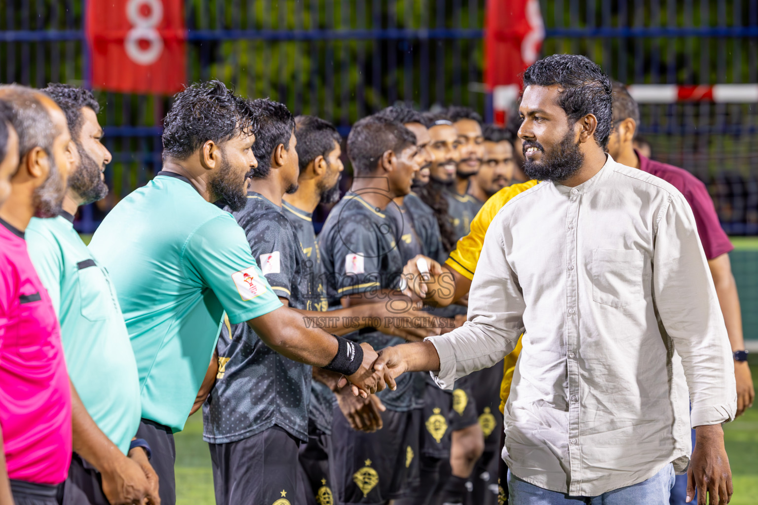 Muring FC vs Afro SC in Semi Final of Eydhafushi Futsal Cup 2024 was held on Monday , 15th April 2024, in B Eydhafushi, Maldives Photos: Ismail Thoriq / images.mv