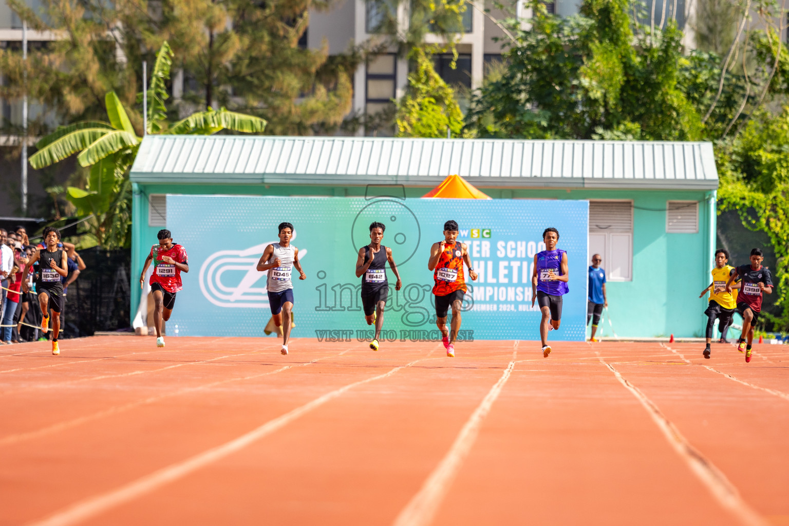 Day 4 of MWSC Interschool Athletics Championships 2024 held in Hulhumale Running Track, Hulhumale, Maldives on Tuesday, 12th November 2024. Photos by: Raaif Yoosuf / Images.mv