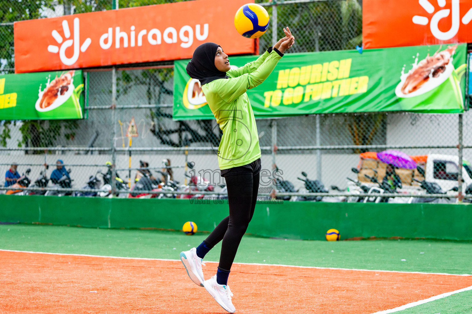 Day 2 of Interschool Volleyball Tournament 2024 was held in Ekuveni Volleyball Court at Male', Maldives on Sunday, 24th November 2024. Photos: Nausham Waheed / images.mv