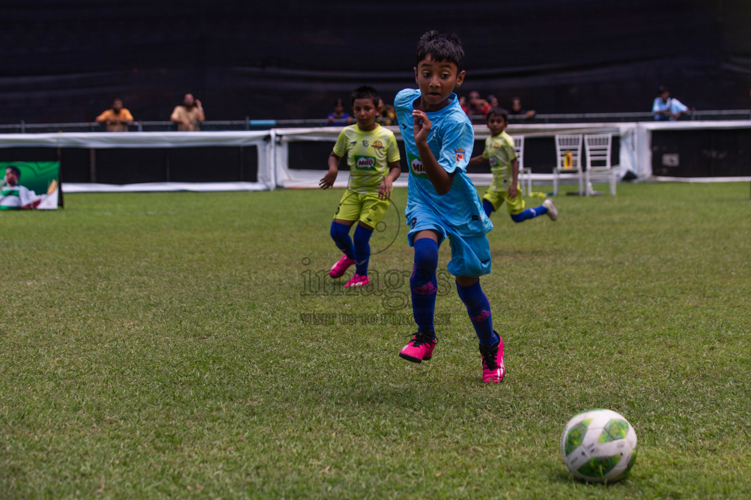 Day 2 of MILO Kids Football Fiesta was held at National Stadium in Male', Maldives on Saturday, 24th February 2024.