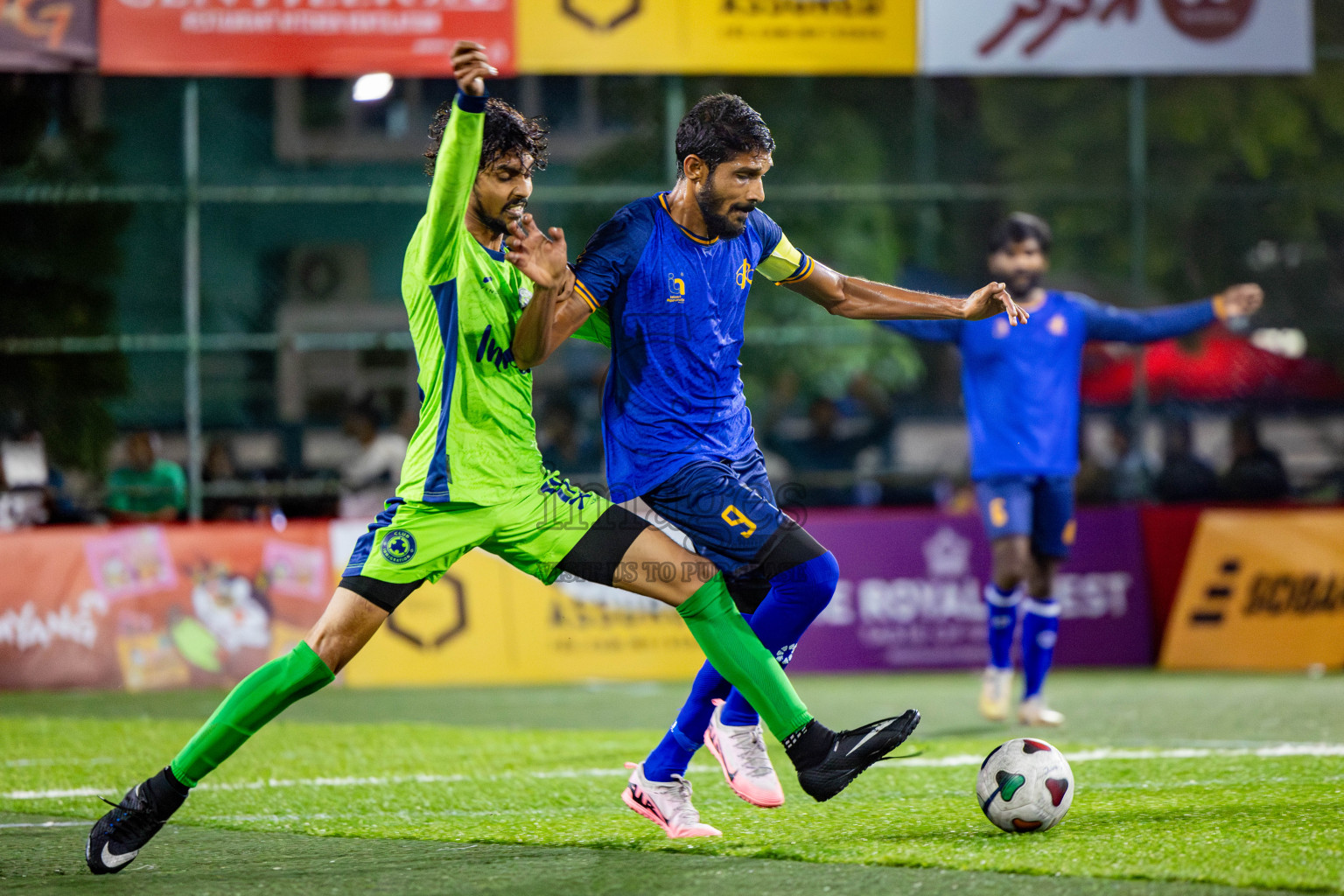 Customs rc vs Club Immigration in Club Maldives Cup 2024 held in Rehendi Futsal Ground, Hulhumale', Maldives on Wednesday, 2nd October 2024. Photos: Nausham Waheed / images.mv