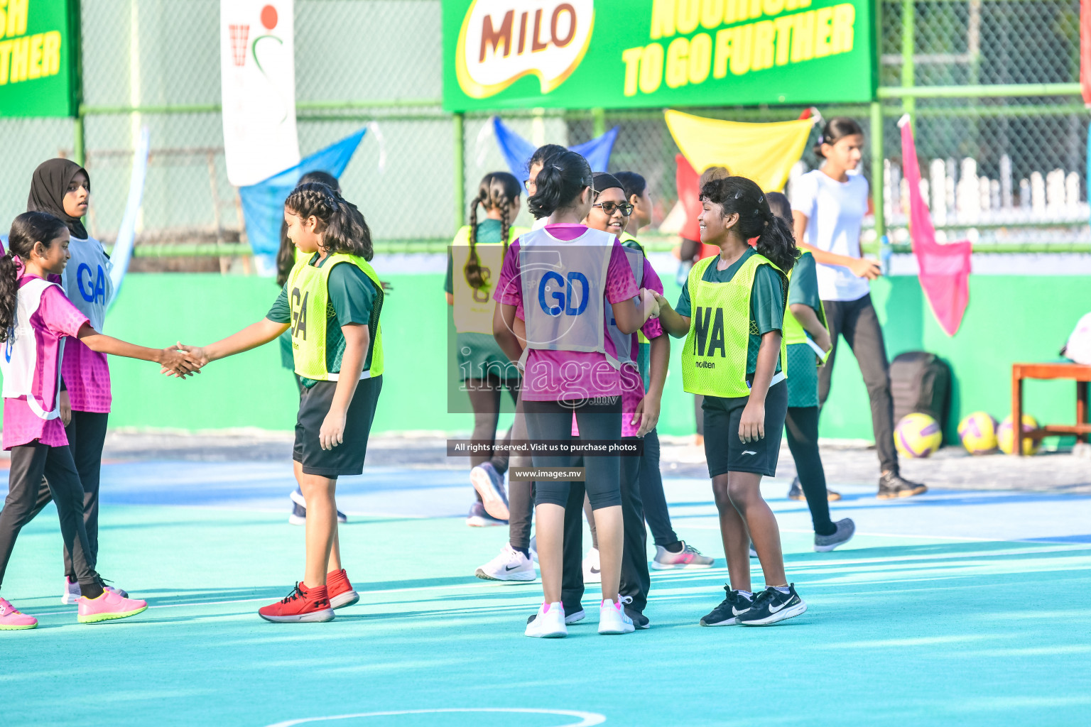 Day 8 of Junior Netball Championship 2022 on 11th March 2022 held in Male', Maldives. Photos by Nausham Waheed