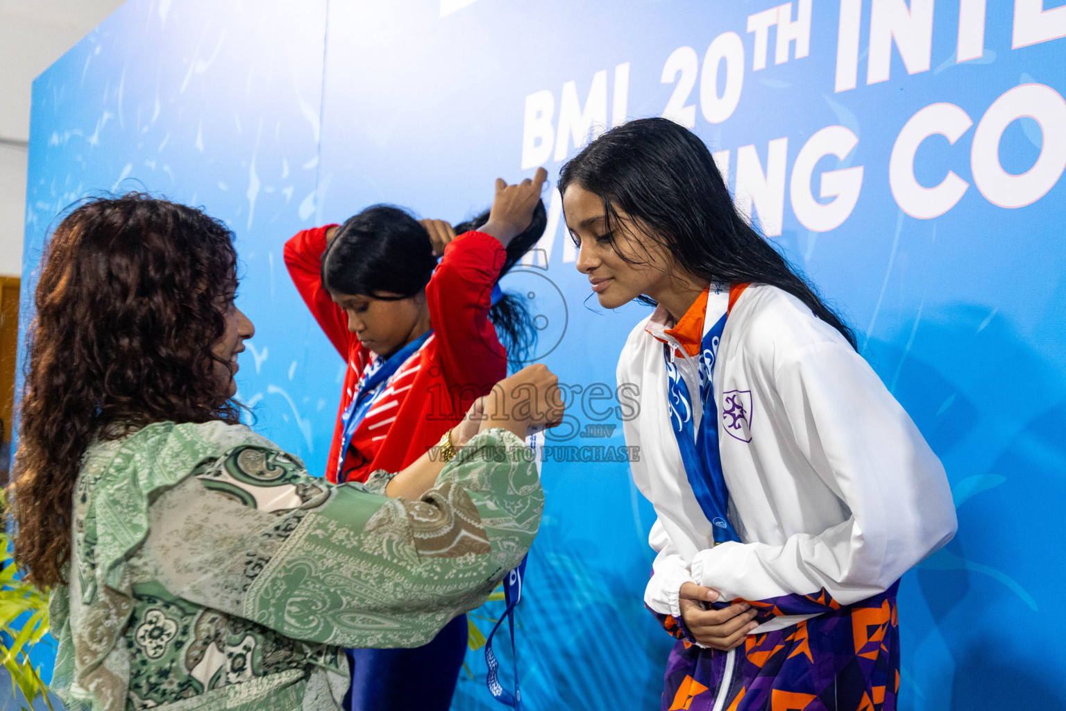 Day 4 of 20th Inter-school Swimming Competition 2024 held in Hulhumale', Maldives on Tuesday, 15th October 2024. Photos: Ismail Thoriq / images.mv