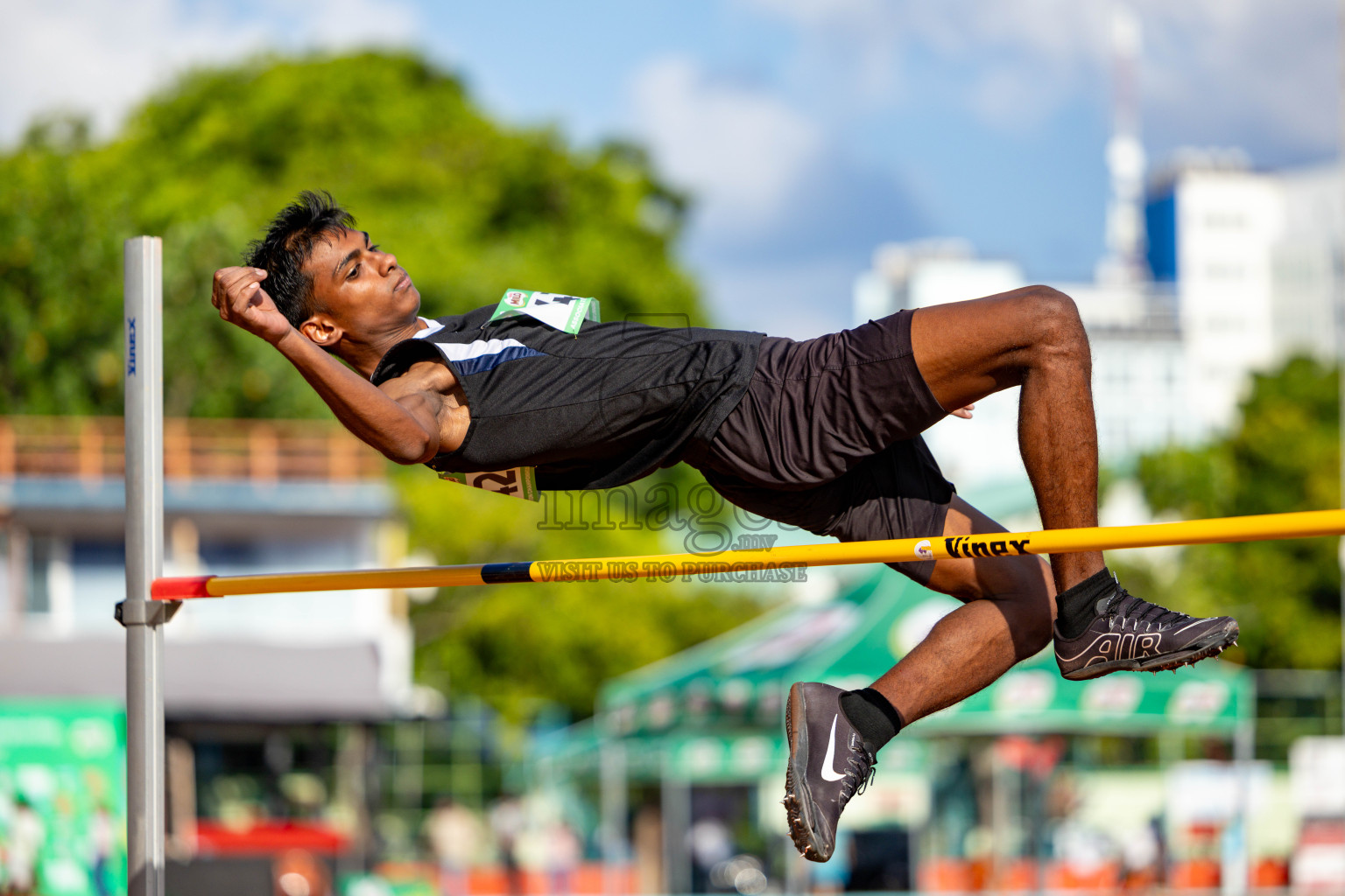 Day 2 of 12th Milo Association Championships was held in Ekuveni Track at Male', Maldives on Friday, 25th April 2025. Photos: Hassan Simah / images.mv