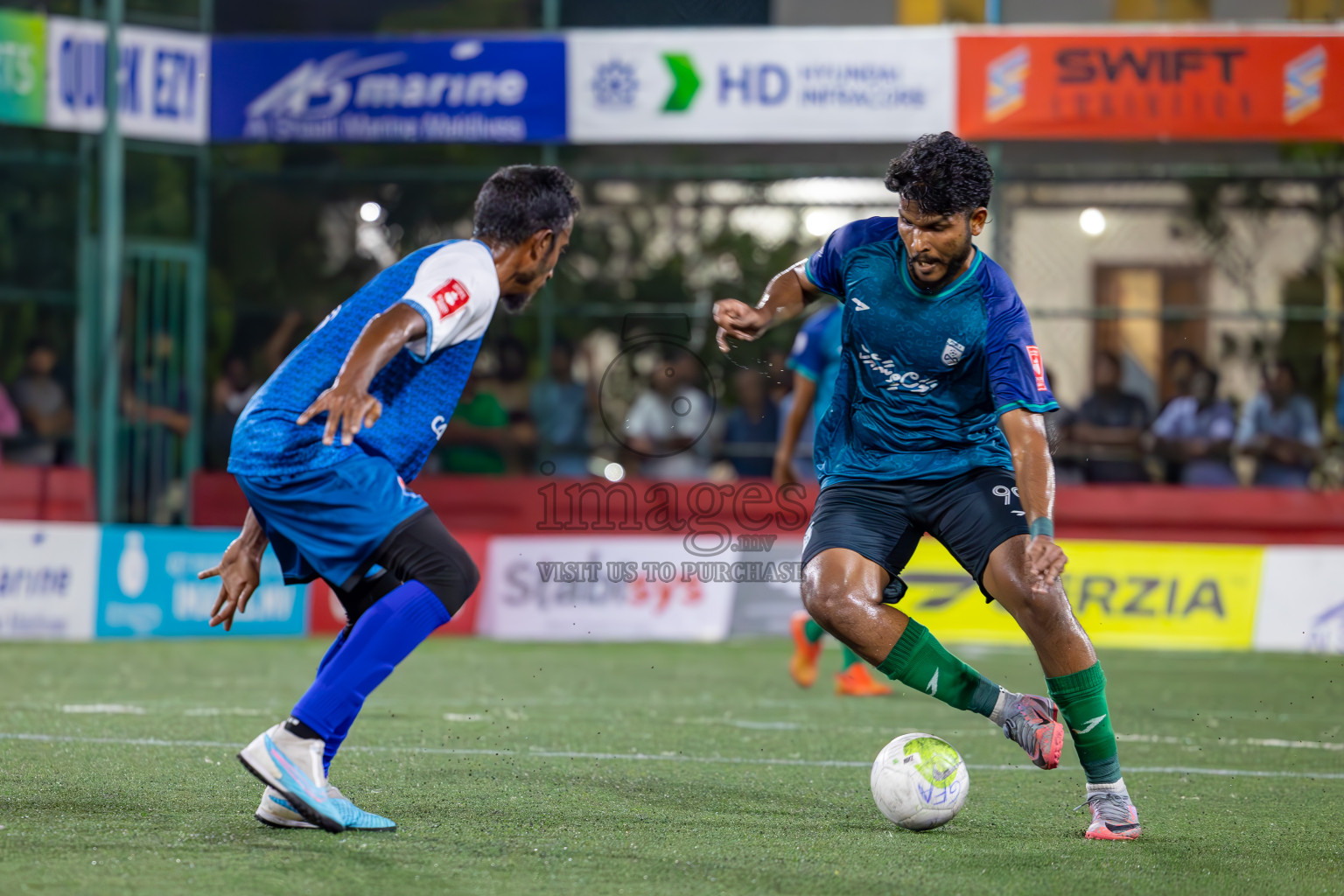 M Mulak vs F Bilehdhoo on Day 36 of Golden Futsal Challenge 2024 was held on Wednesday, 21st February 2024, in Hulhumale', Maldives
Photos: Ismail Thoriq, / images.mv