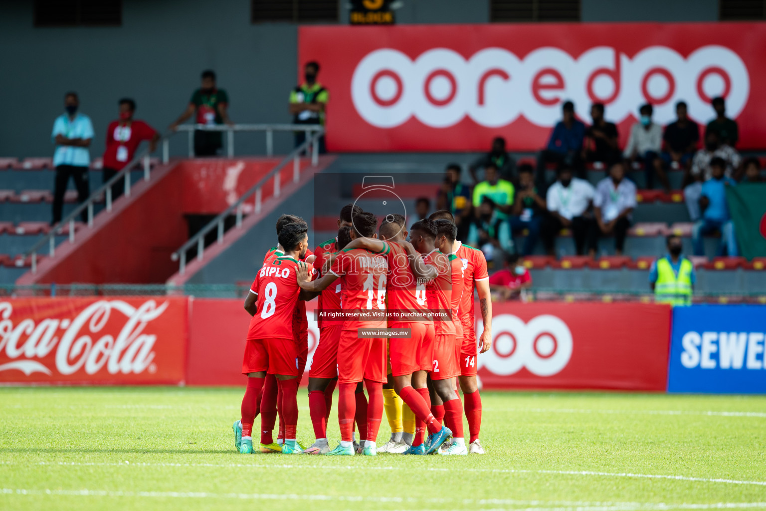 Bangladesh vs Sri Lanka in SAFF Championship 2021 held on 1st October 2021 in Galolhu National Stadium, Male', Maldives