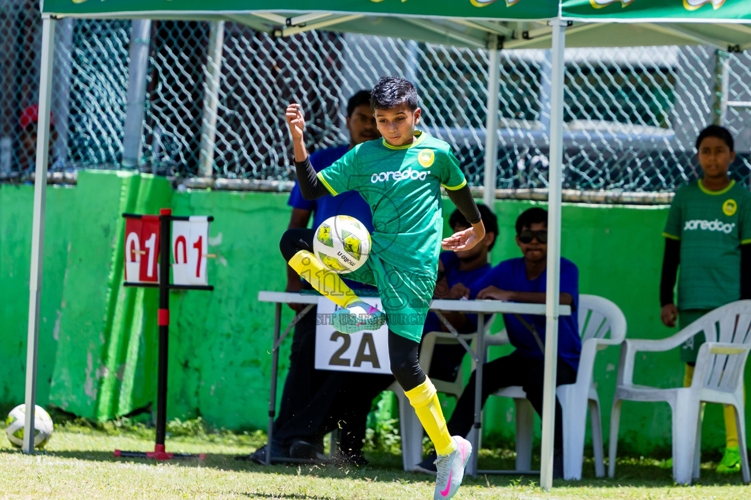 Day 3 of MILO Academy Championship 2025 (U-12) was held at Henveiru Stadium in Male', Maldives on Saturday, 3rd May 2025. Photos: Nausham Waheed / images.mv