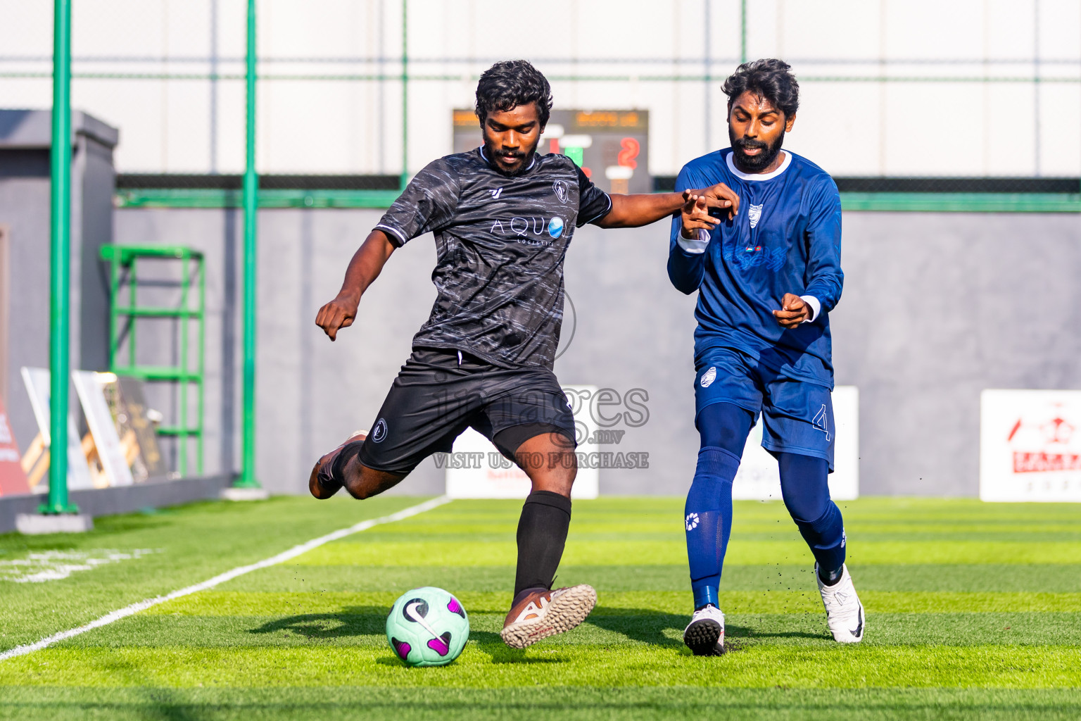 Invicto SC vs Escolar FC in Day 3 of BG Futsal Challenge 2024 was held on Thursday, 14th March 2024, in Male', Maldives Photos: Nausham Waheed / images.mv