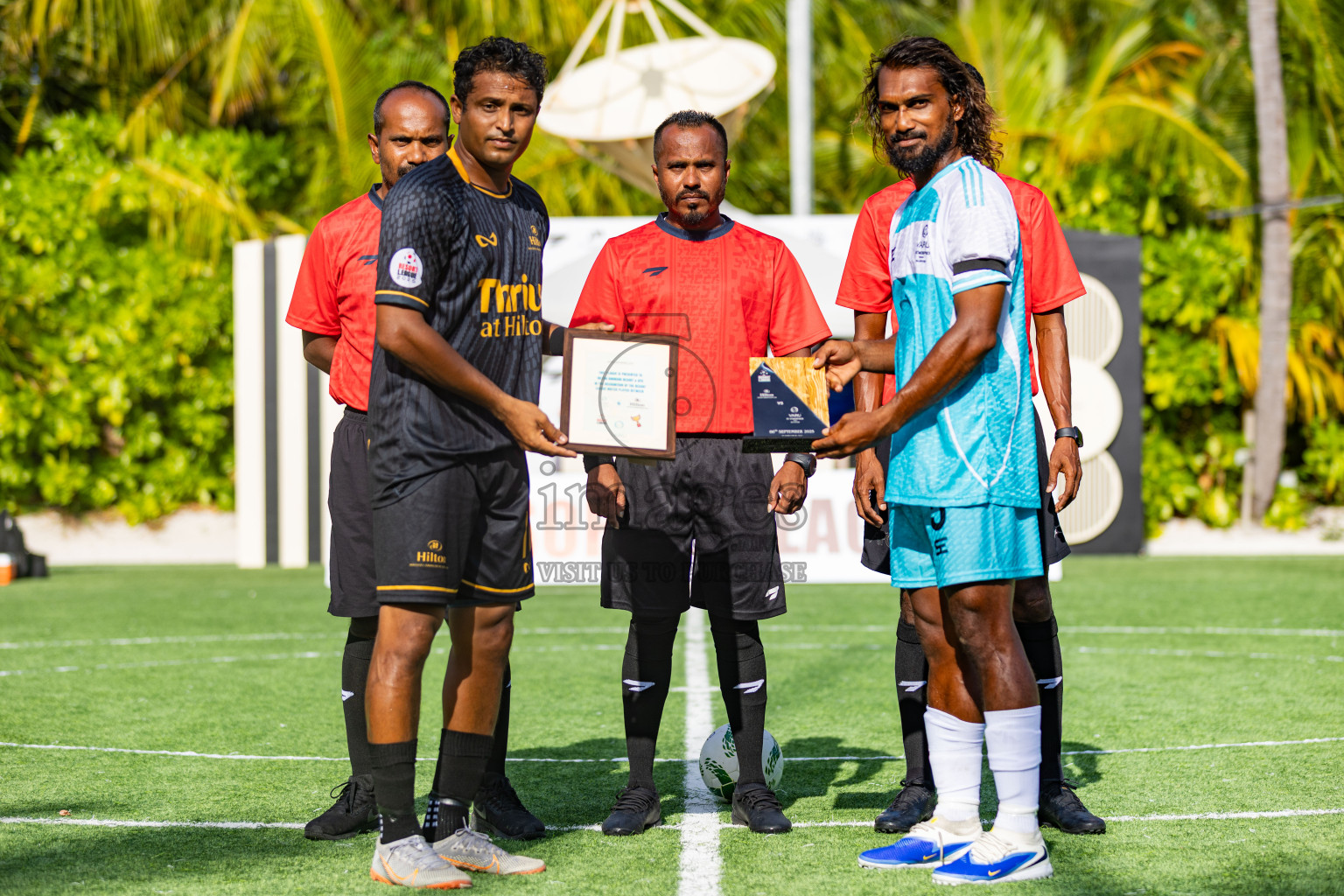 Hilton Amingiri vs Varu by Atmosphere in Resort League 2025 (North Male Zone) day 4 was held on Saturday, 6th September 2025 in One And Only Reethi Rah Maldives Resort, Photos: Areef Adam / images.mv