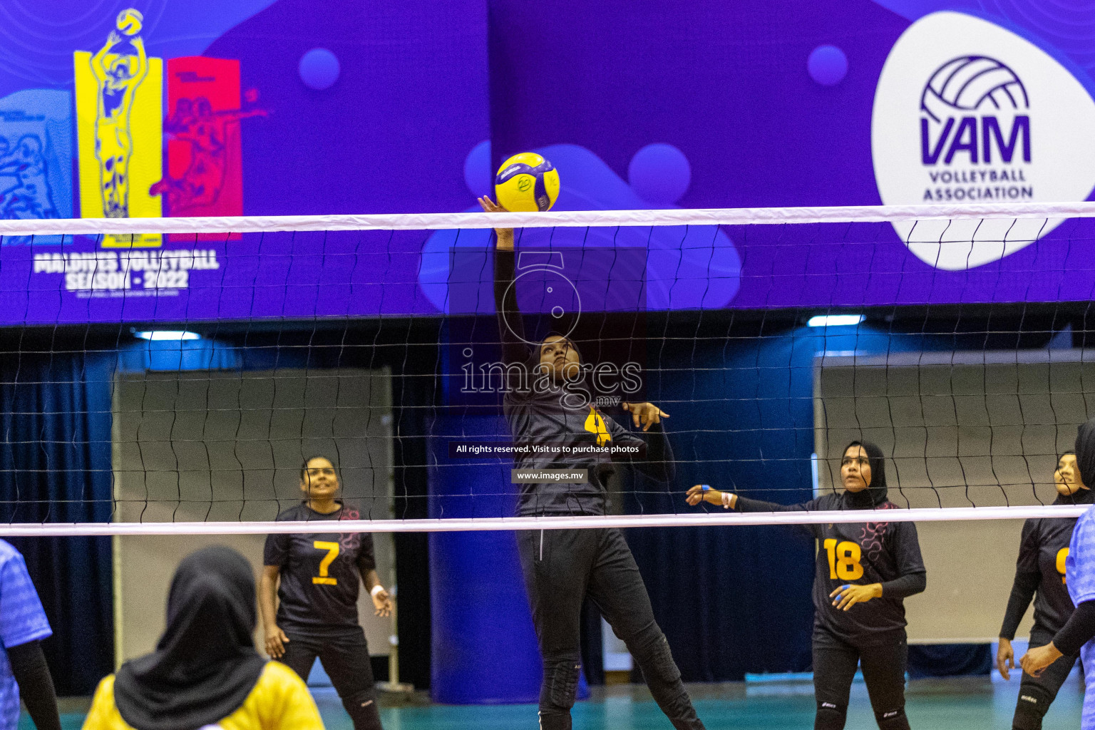 Volleyball Association Cup 2022-Women's Division-Match Day 2 was held in Male', Maldives on Wednesday, 25th May 2022 Photos By: Ismail Thoriq / images.mv