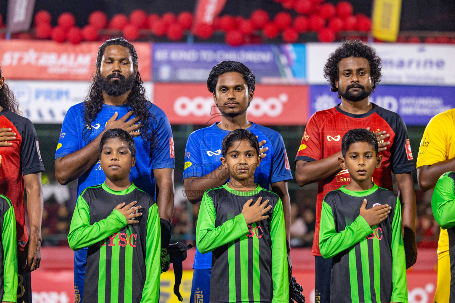 B Eydhafushi vs L Gan in the Final of Golden Futsal Challenge 2024 was held on Thursday, 7th March 2024, in Hulhumale', Maldives 
Photos: Ismail Thoriq / images.mv